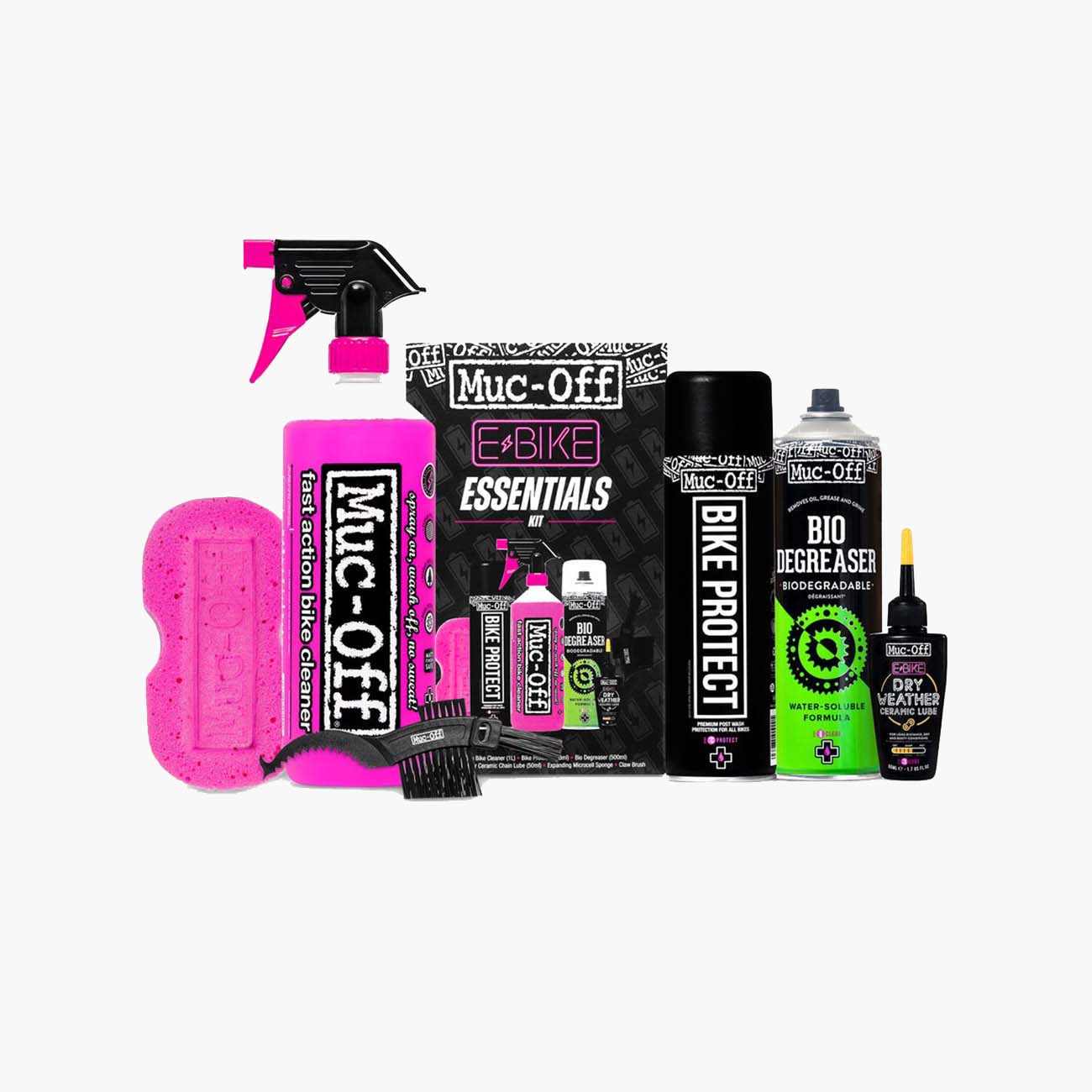 E-shop MUC-OFF eBike čistiaca sada - EBIKE ESSENTIALS KIT