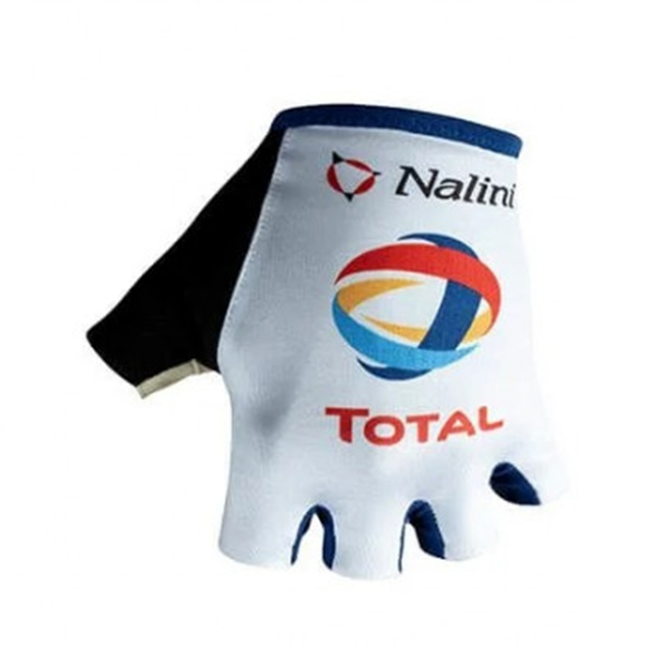 E-shop NALINI Cyklistické rukavice krátkoprsté - DIRECT ENERGIE 2021 - biela