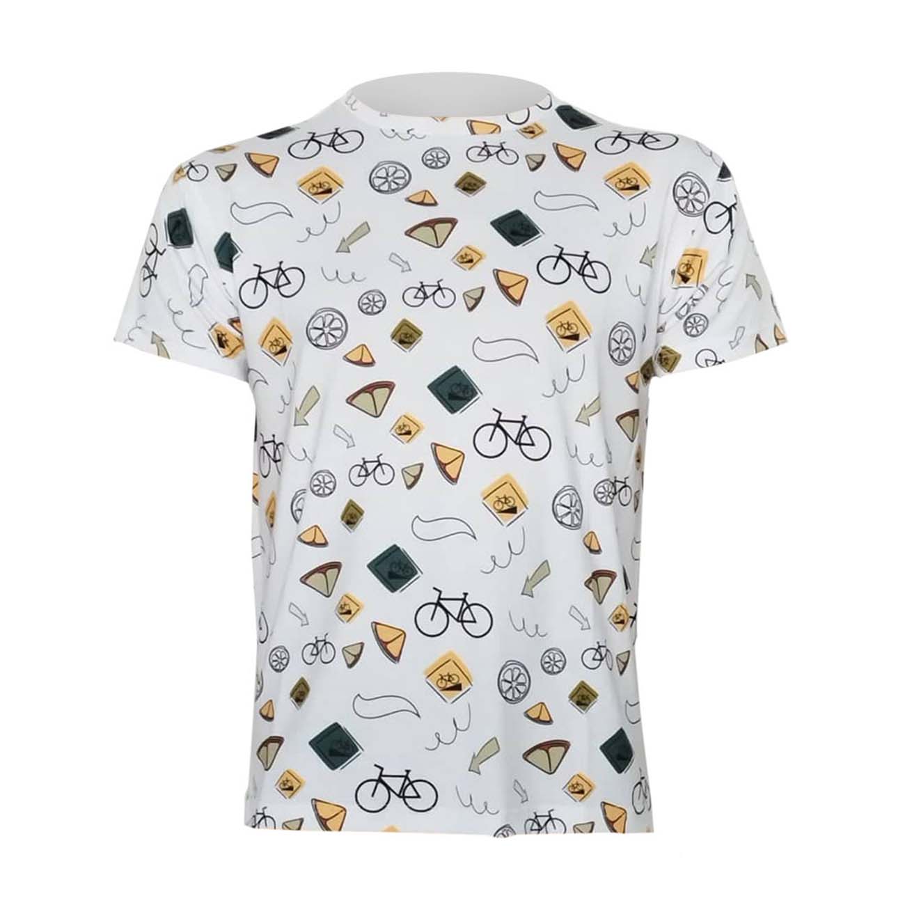 
                NU. BY HOLOKOLO Cyklistické tričko s krátkym rukávom - SPORTIVE - viacfarebná/biela XL
            