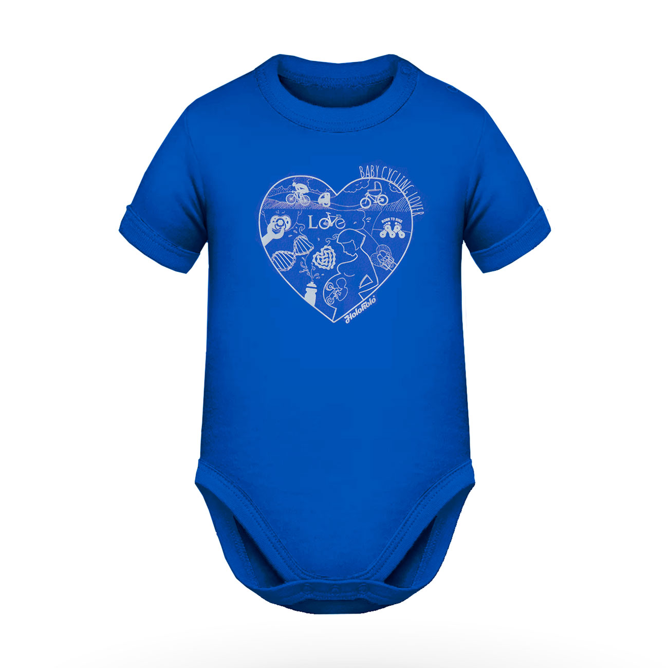 detské body - BABY CYCLING LOVER - modrá