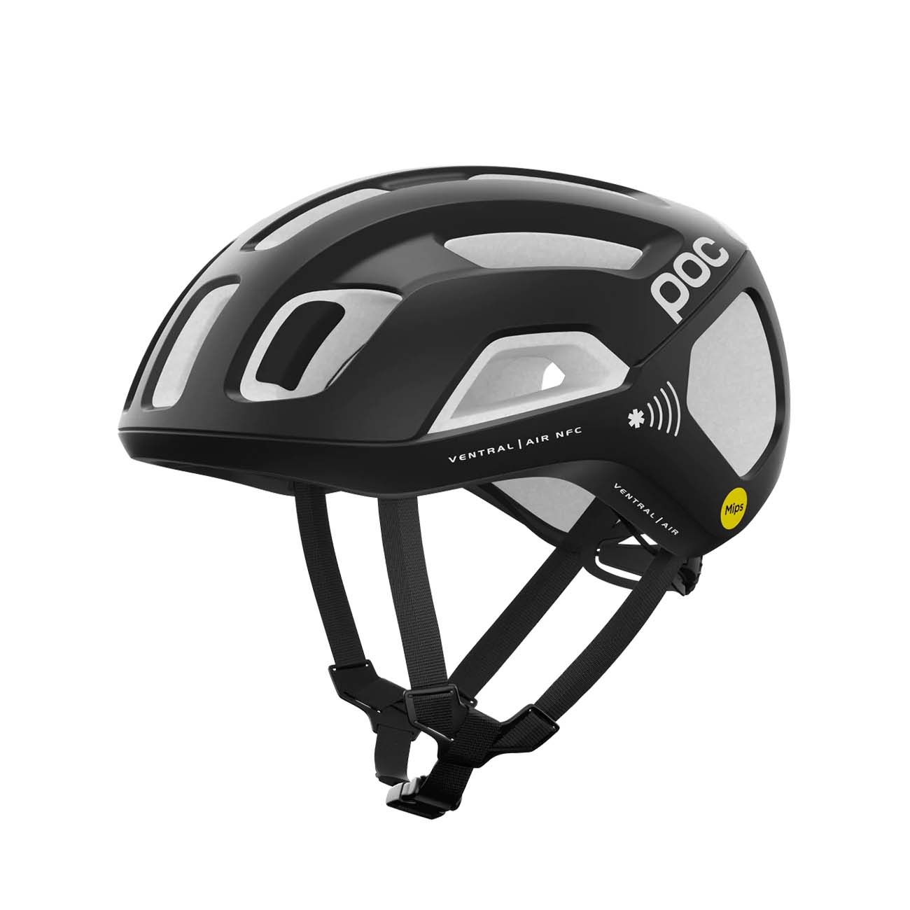 POC Cyklistická prilba - VENTRAL AIR MIPS NFC - biela/čierna