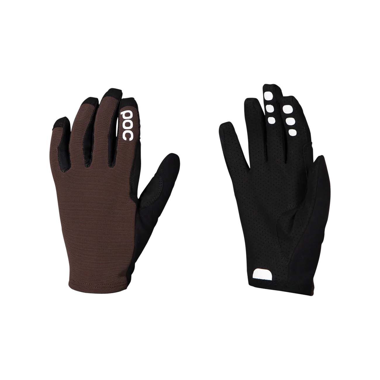POC Cyklistické rukavice dlhoprsté - RESISTANCE ENDURO - hnedá S