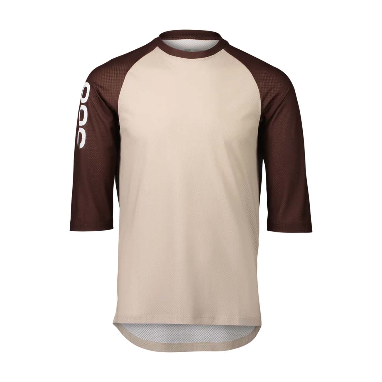 POC Cyklistický dres s krátkym rukávom - MTB PURE 3/4 - hnedá/béžová