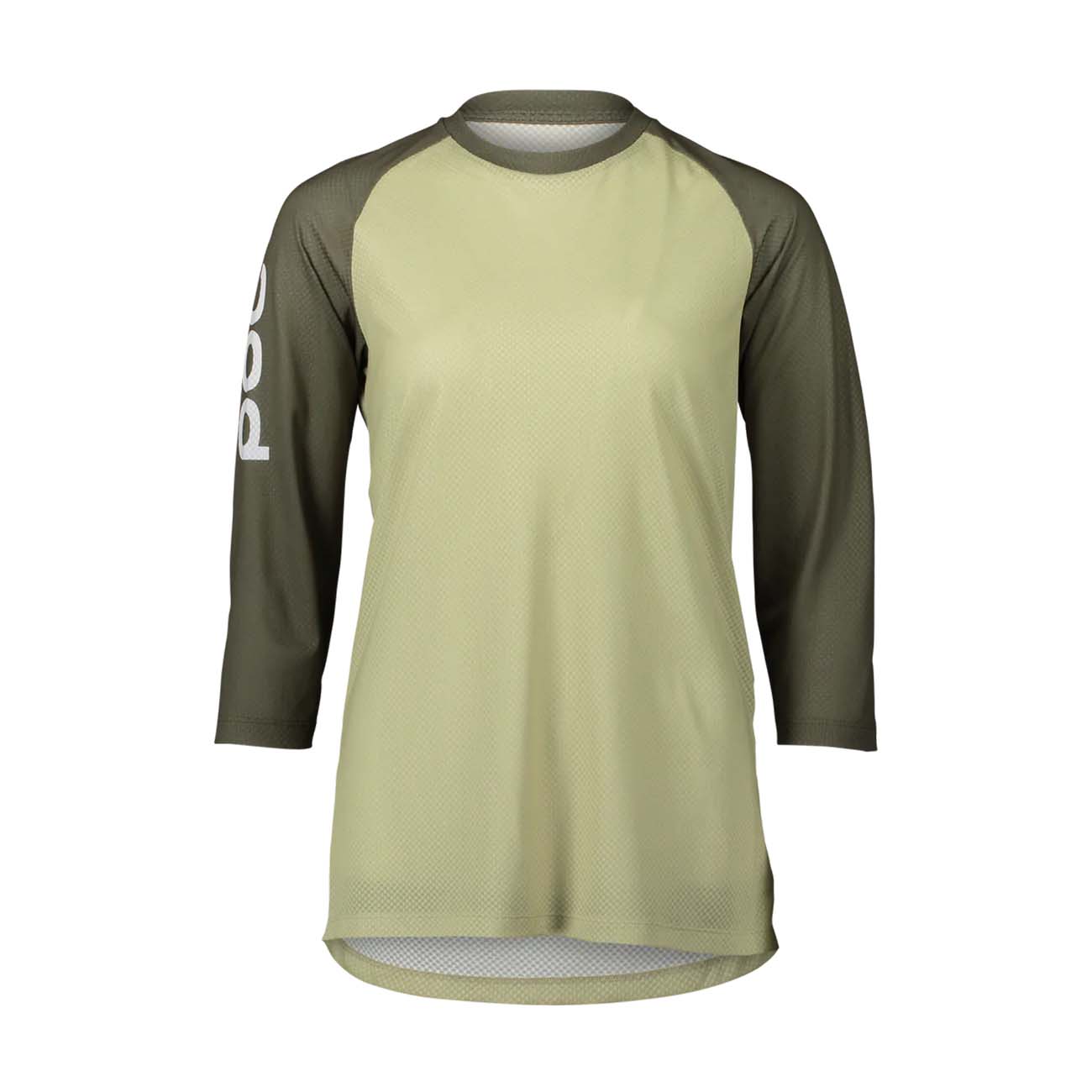 POC Cyklistický dres s krátkym rukávom - MTB PURE 3/4 LADY - zelená/svetlo zelená