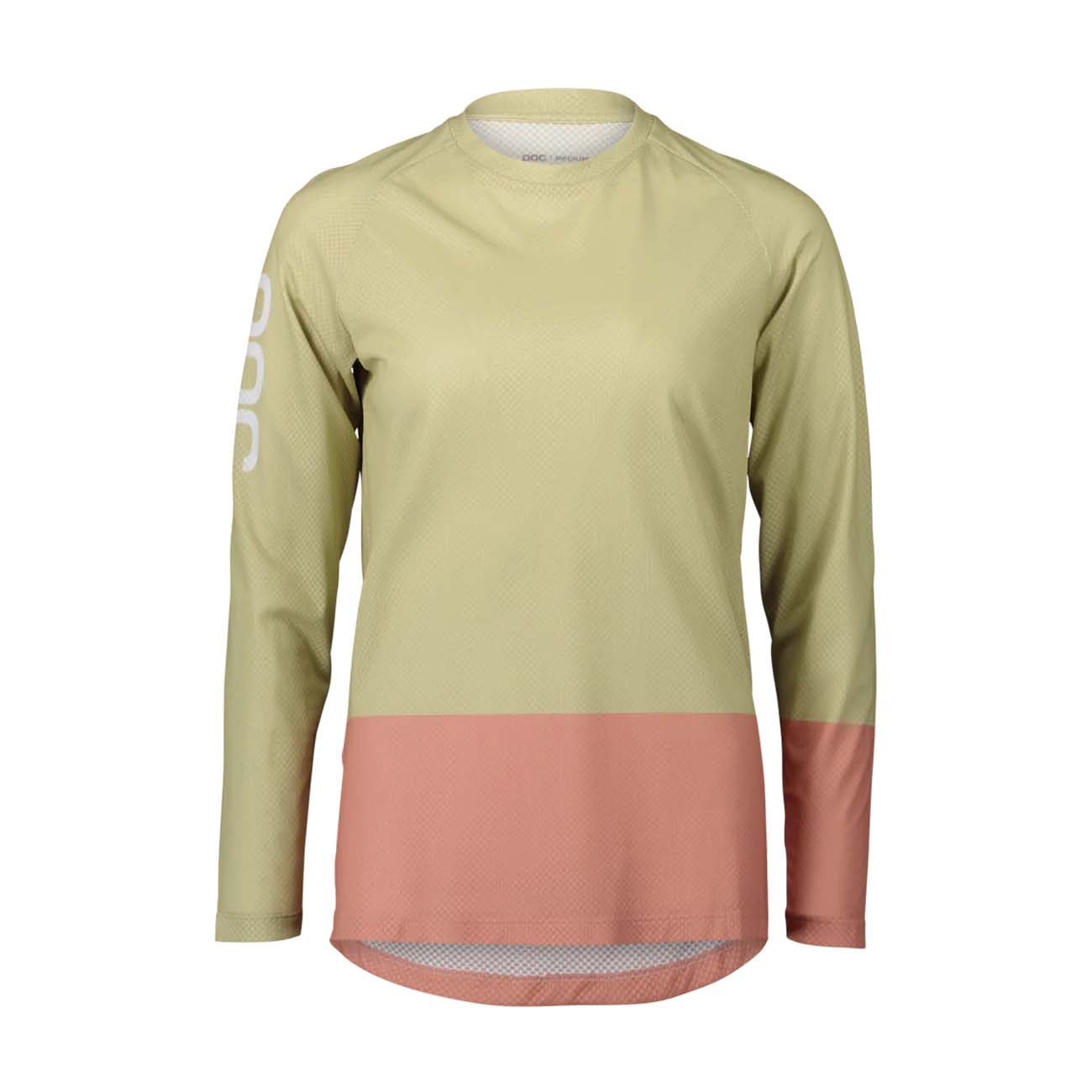 POC Cyklistický dres s dlhým rukávom letný - MTB PURE LADY - béžová/ružová