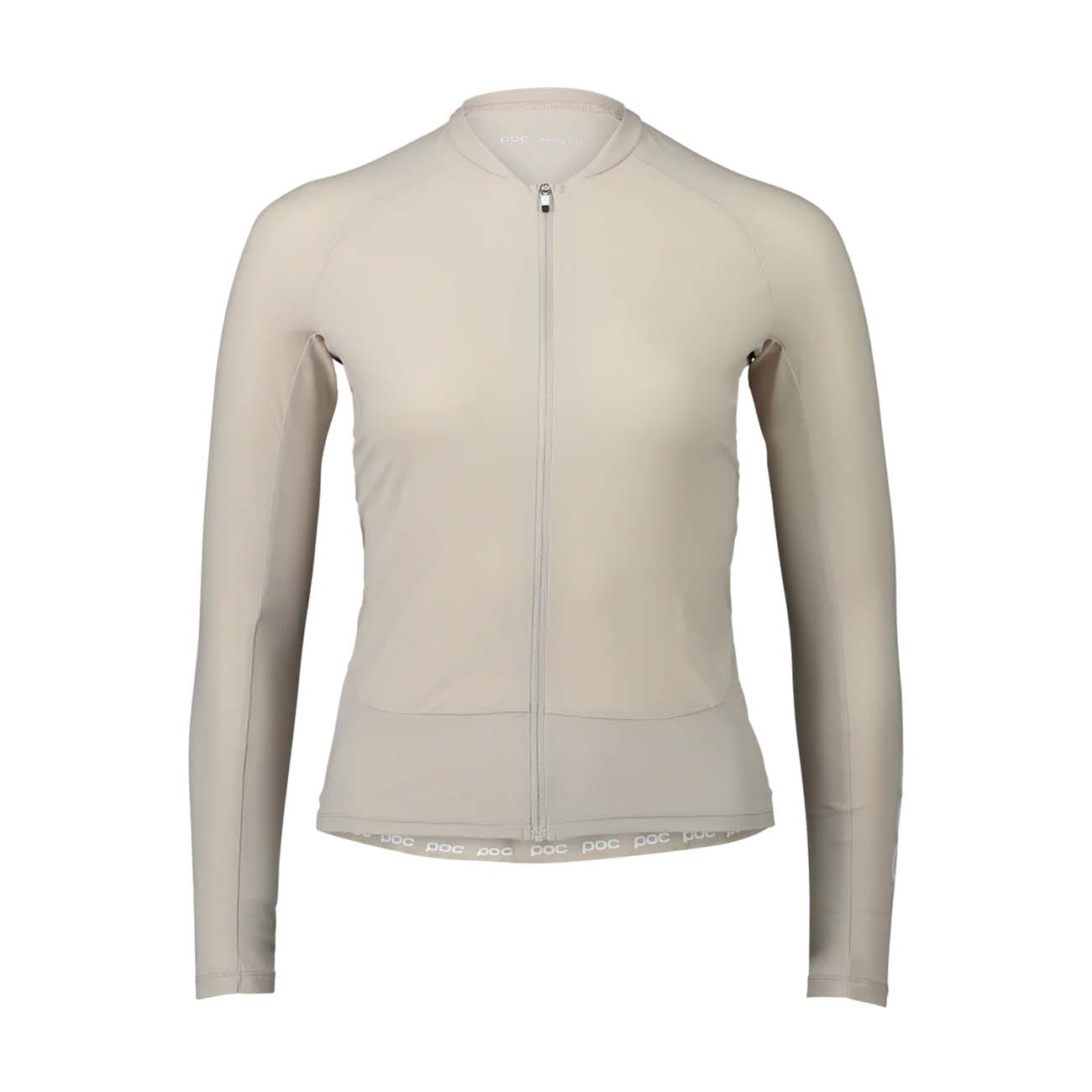 POC Cyklistický dres s dlhým rukávom letný - ESSENTIAL ROAD LADY - šedá
