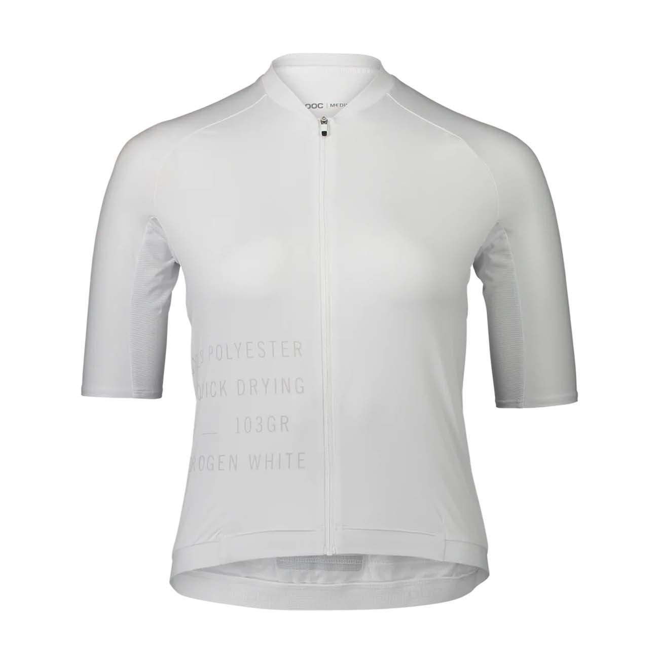 POC Cyklistický dres s krátkym rukávom - PRISTINE PRINT LADY - biela