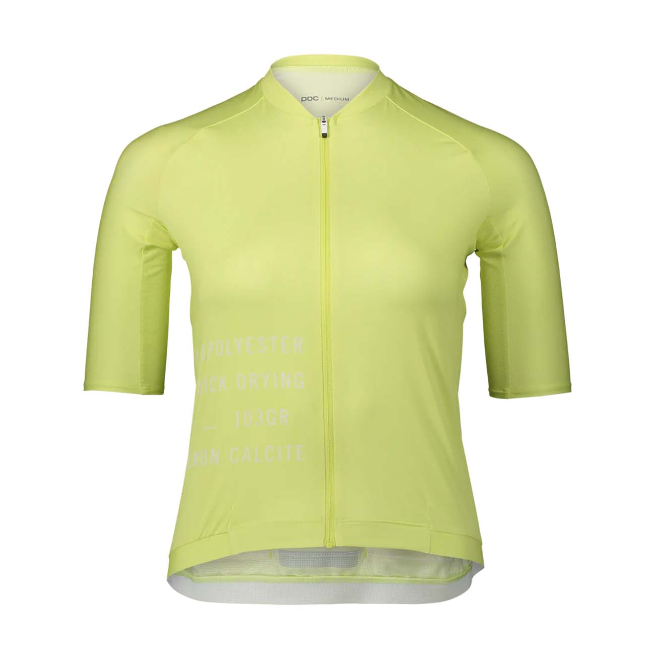 POC Cyklistický dres s krátkym rukávom - PRISTINE PRINT LADY - žltá