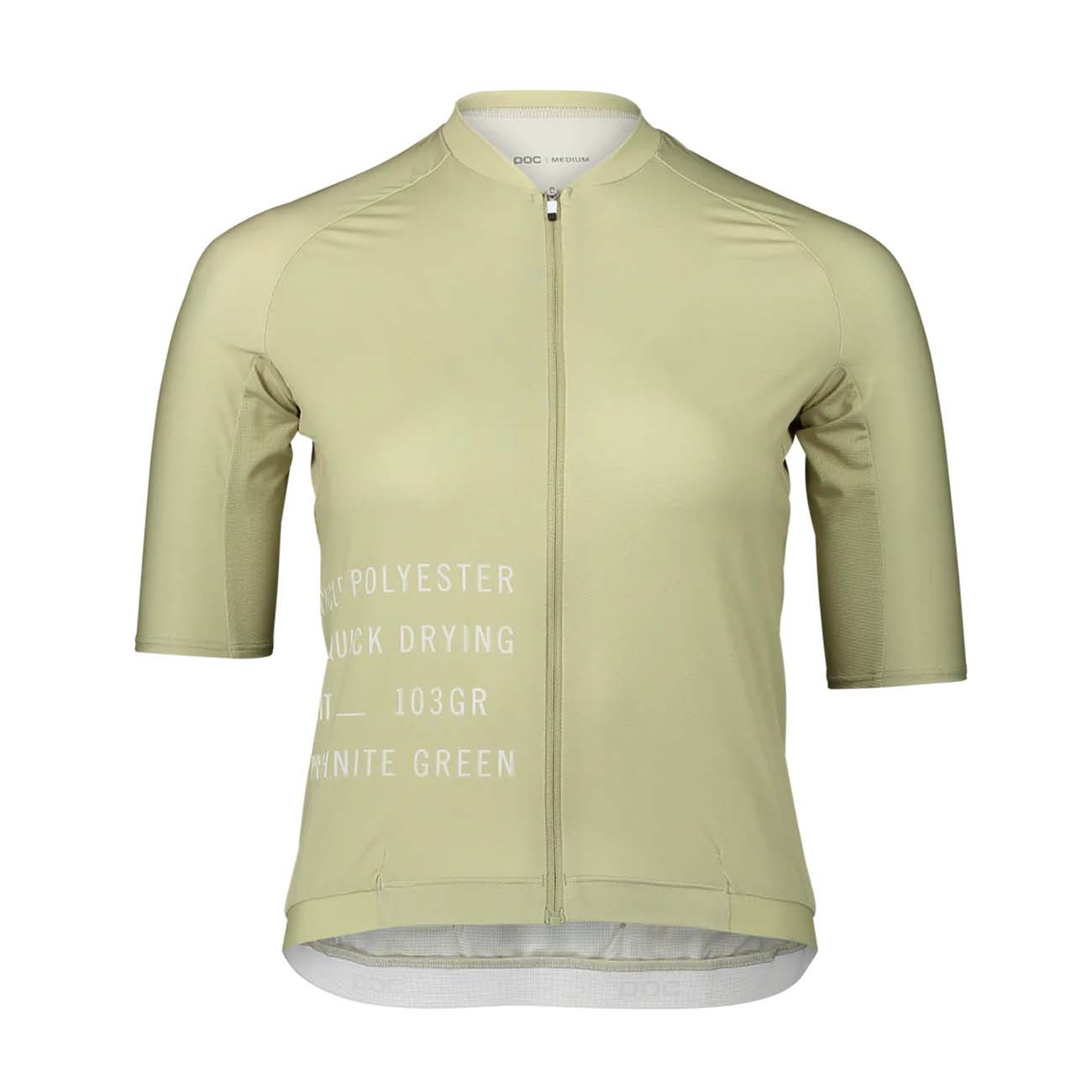 
                POC Cyklistický dres s krátkym rukávom - PRISTINE PRINT LADY - zelená S
            