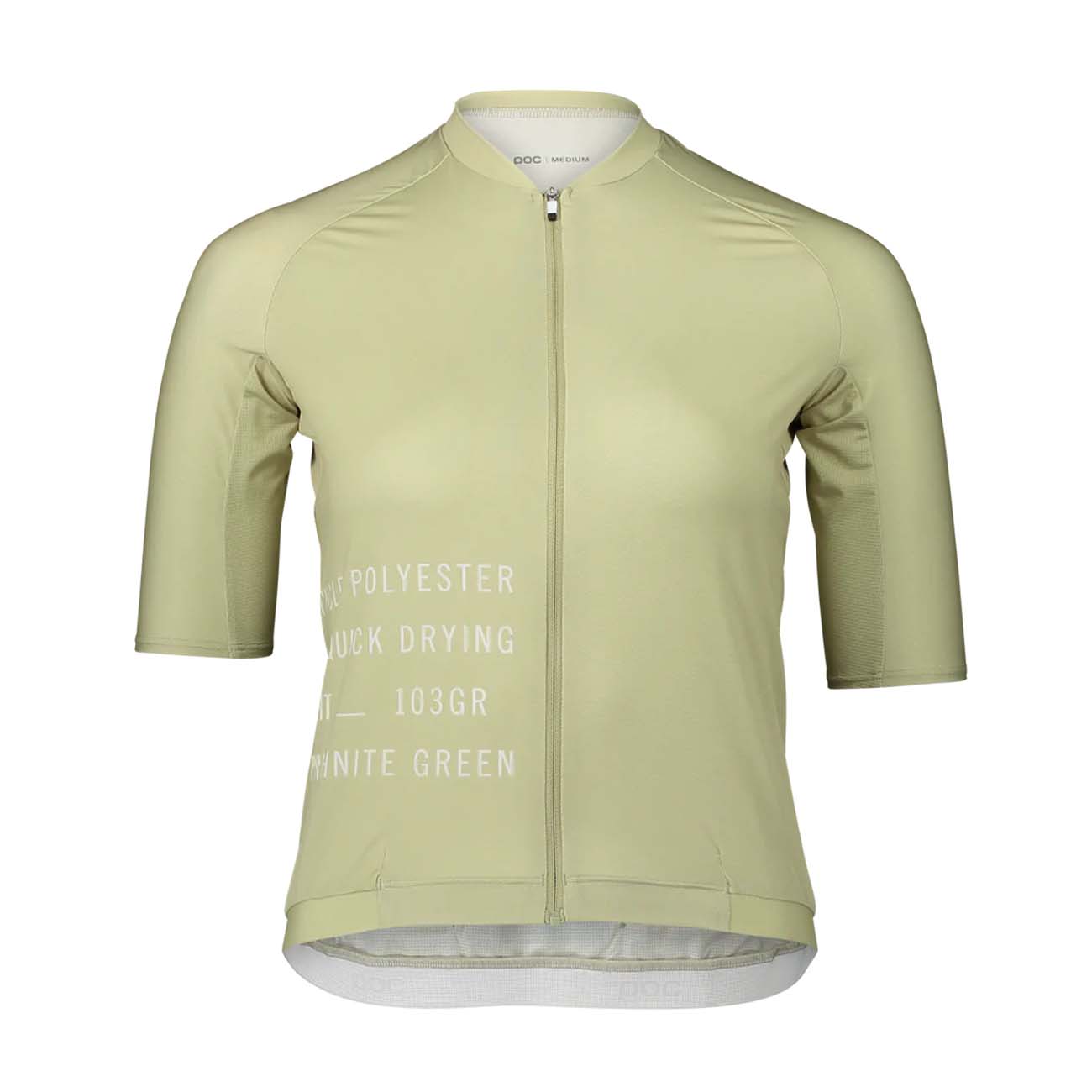 POC Cyklistický dres s krátkym rukávom - PRISTINE PRINT LADY - zelená