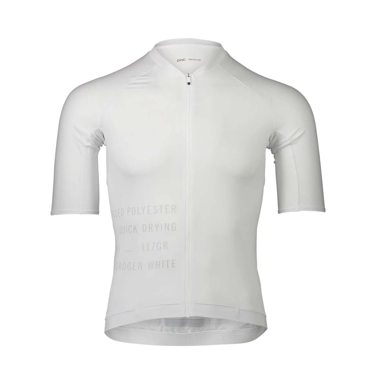
                POC Cyklistický dres s krátkym rukávom - PRISTINE PRINT - biela M
            