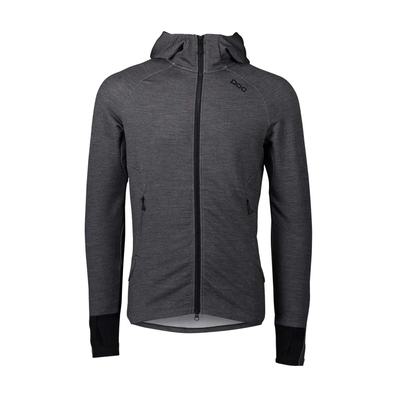 
                POC Cyklistická mikina - MERINO ZIP HOOD - šedá L
            