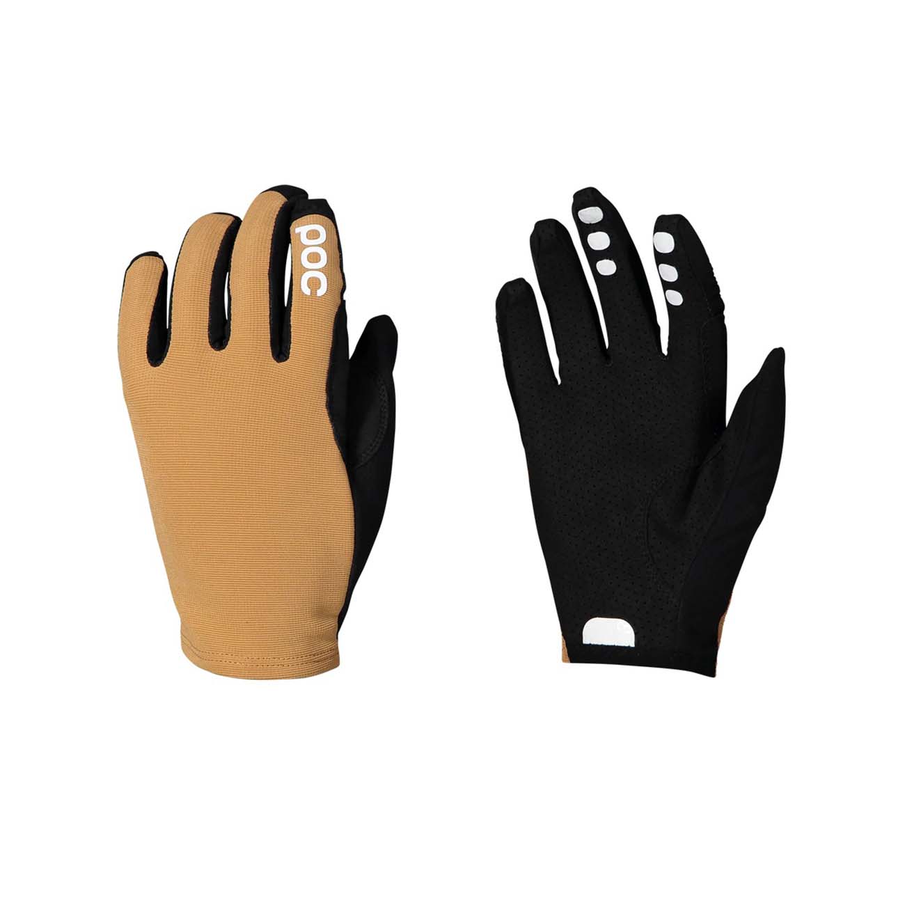 POC Cyklistické rukavice dlhoprsté - RESISTANCE ENDURO - hnedá S