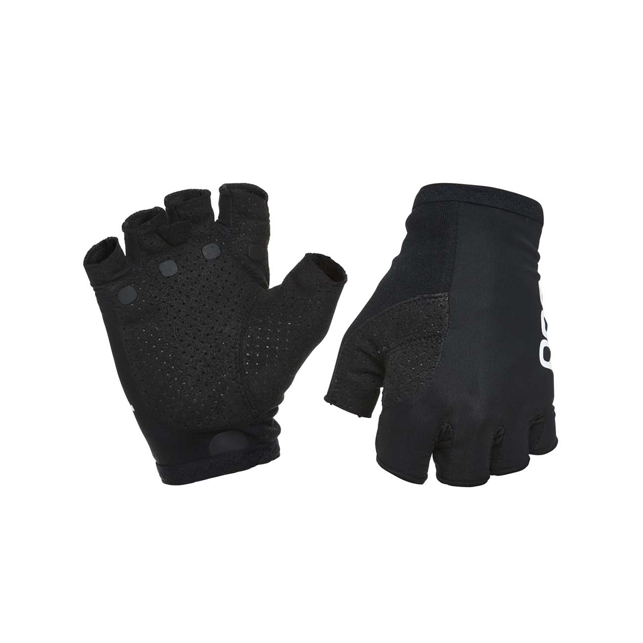 POC Cyklistické rukavice krátkoprsté - ESSENTIAL - čierna XS