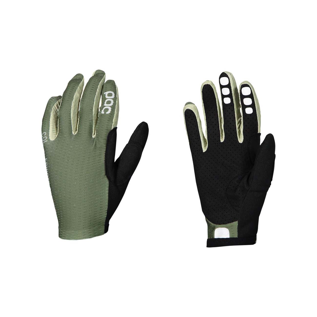
                POC Cyklistické rukavice dlhoprsté - SAVANT MTB - čierna/zelená XS
            