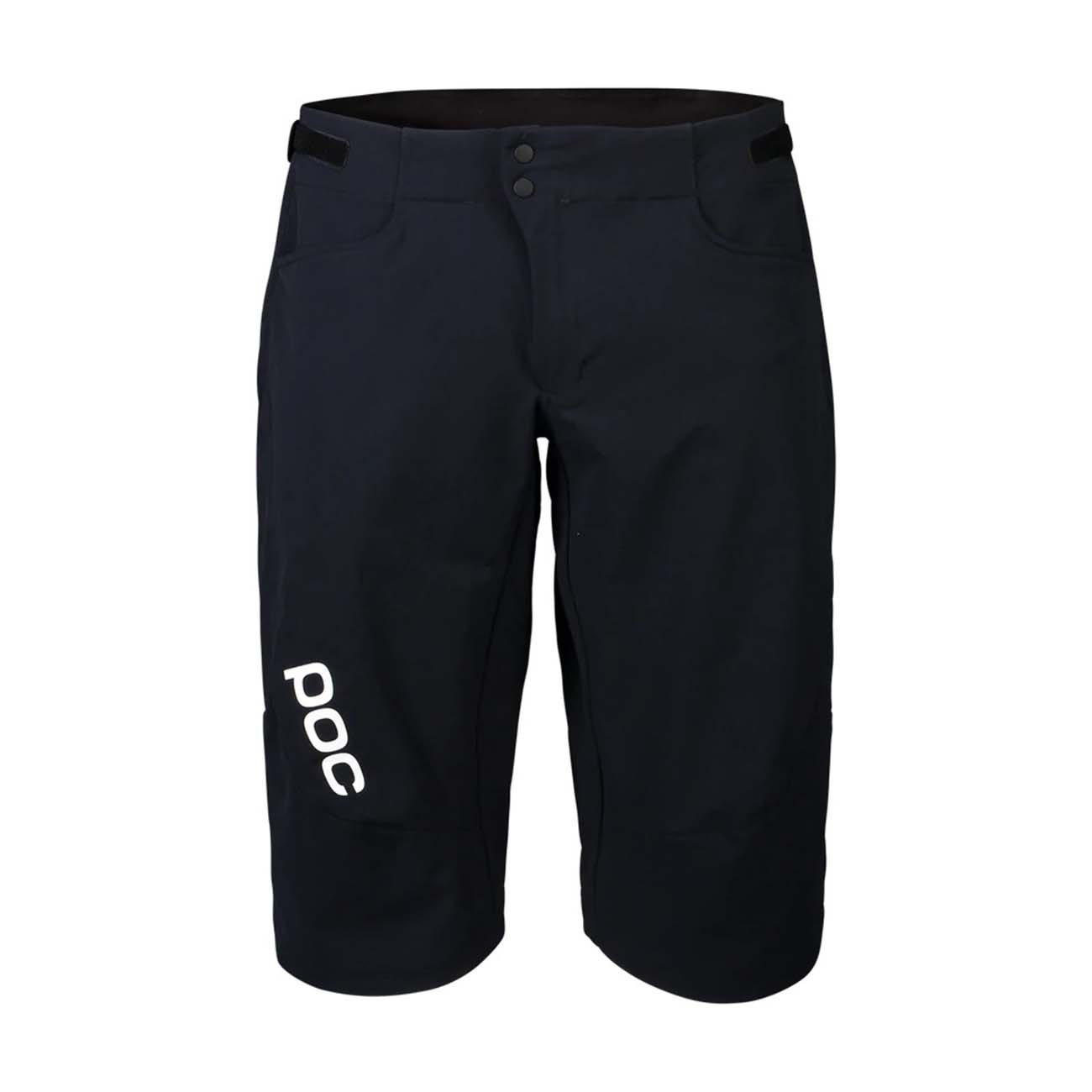 E-shop POC Cyklistické nohavice krátke bez trakov - VELOCITY - čierna 2XL