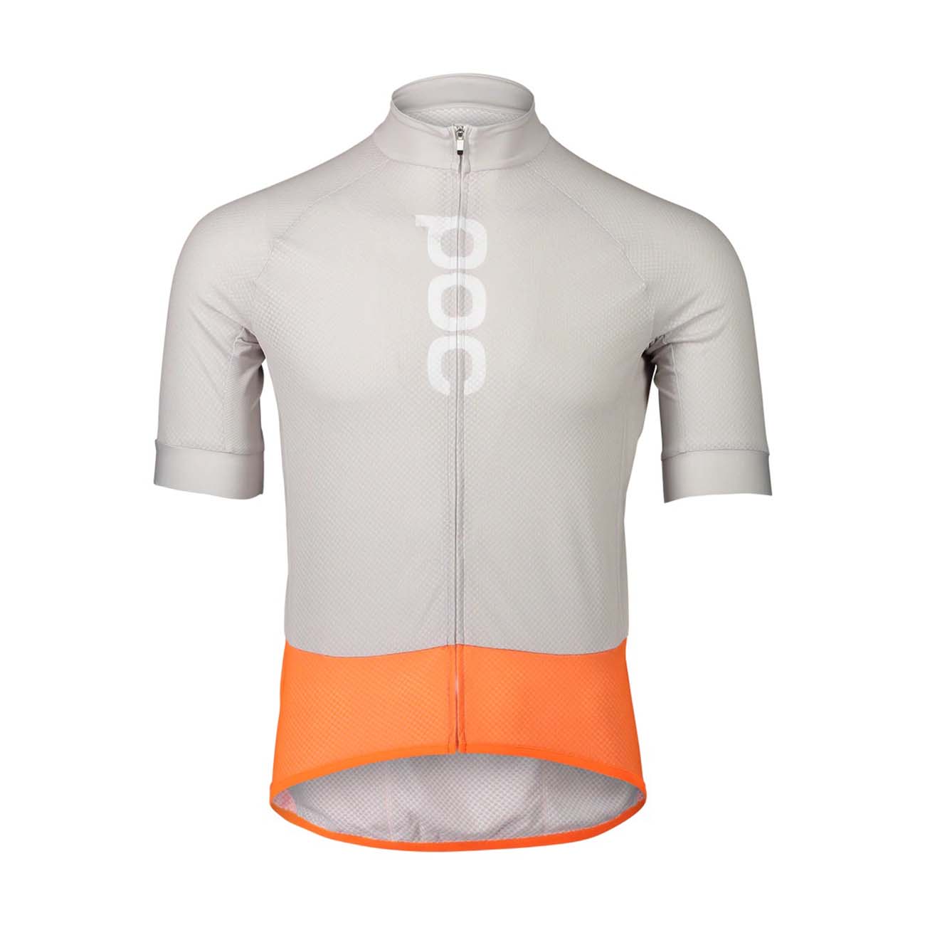 
                POC Cyklistický dres s krátkym rukávom - ESSENTIAL ROAD LOGO - šedá/oranžová
            