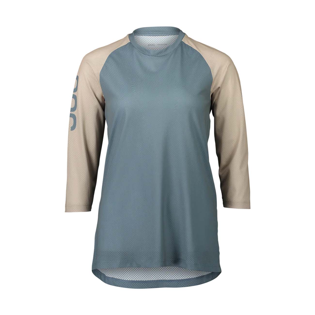 POC Cyklistický dres s krátkym rukávom - MTB PURE 3/4 LADY - svetlo modrá/béžová
