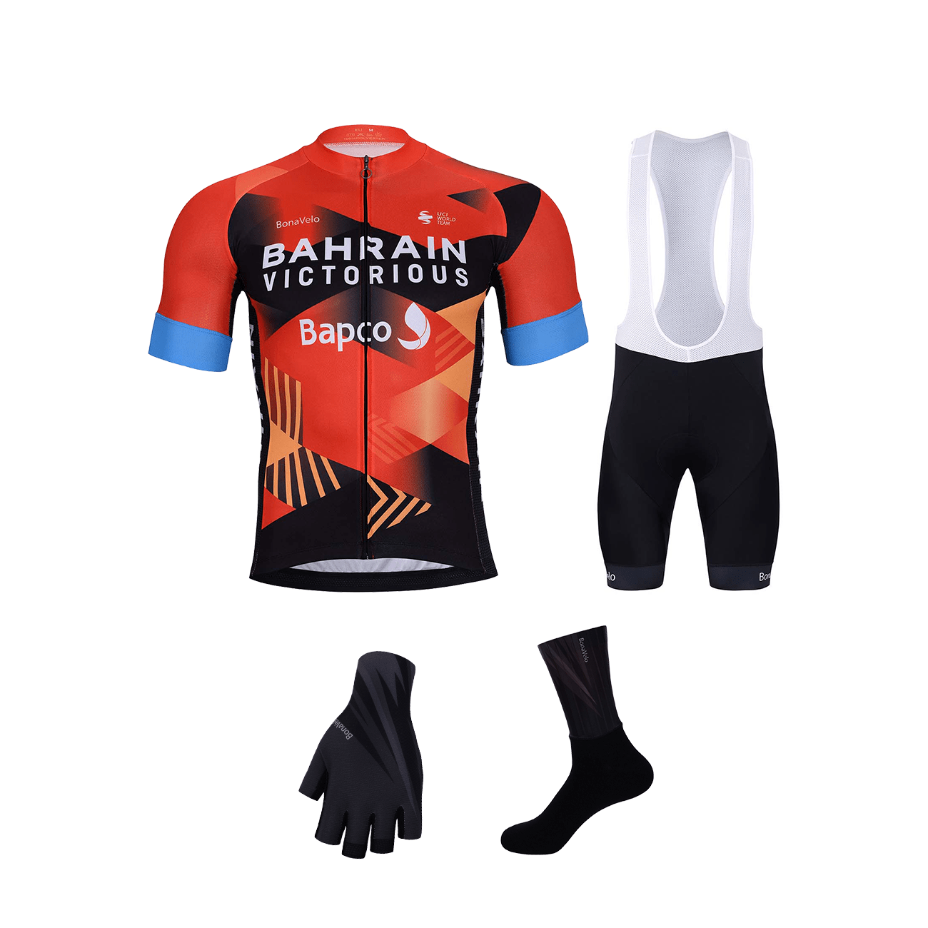 BONAVELO Cyklistický mega set - B.VICTORIOUS 2023 - červená/čierna