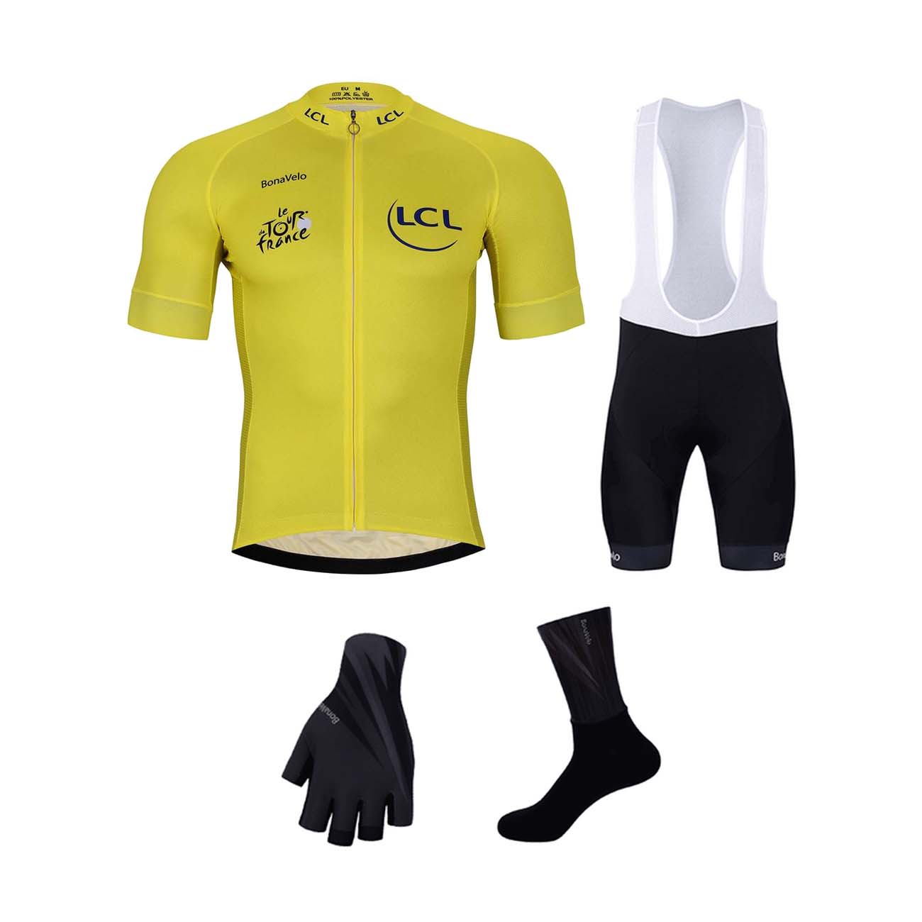 
                BONAVELO Cyklistický mega set - TOUR DE FRANCE 2024 - čierna/žltá
            