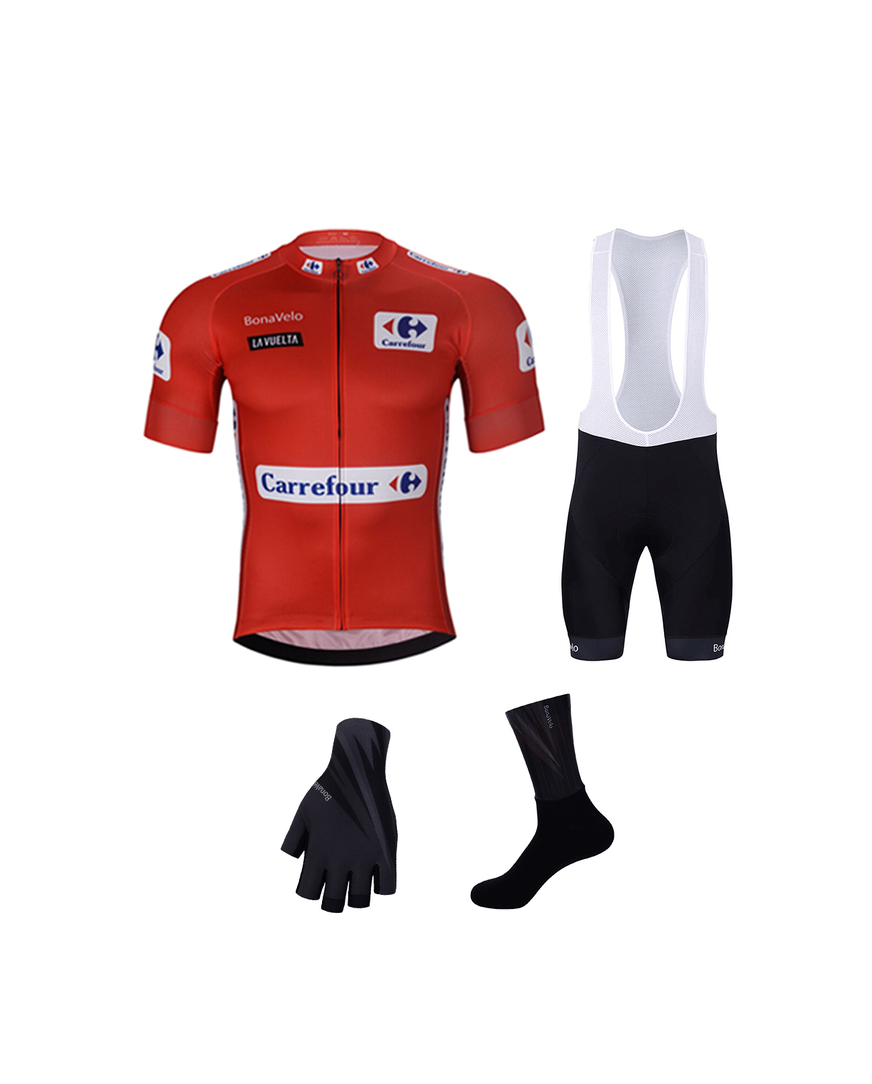 BONAVELO Cyklistický mega set - LA VUELTA - čierna/červená
