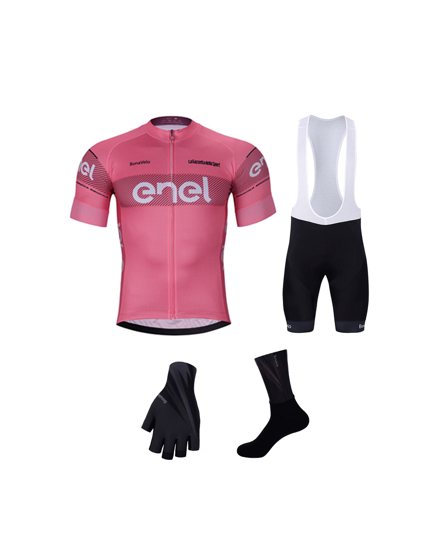 BONAVELO Cyklistický mega set - GIRO D´ITALIA - čierna/ružová
