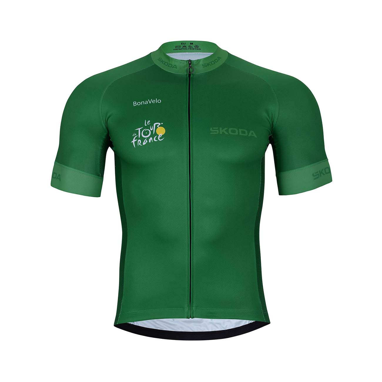 
                BONAVELO Cyklistický dres s krátkym rukávom - TOUR DE FRANCE 2024 - zelená
            
