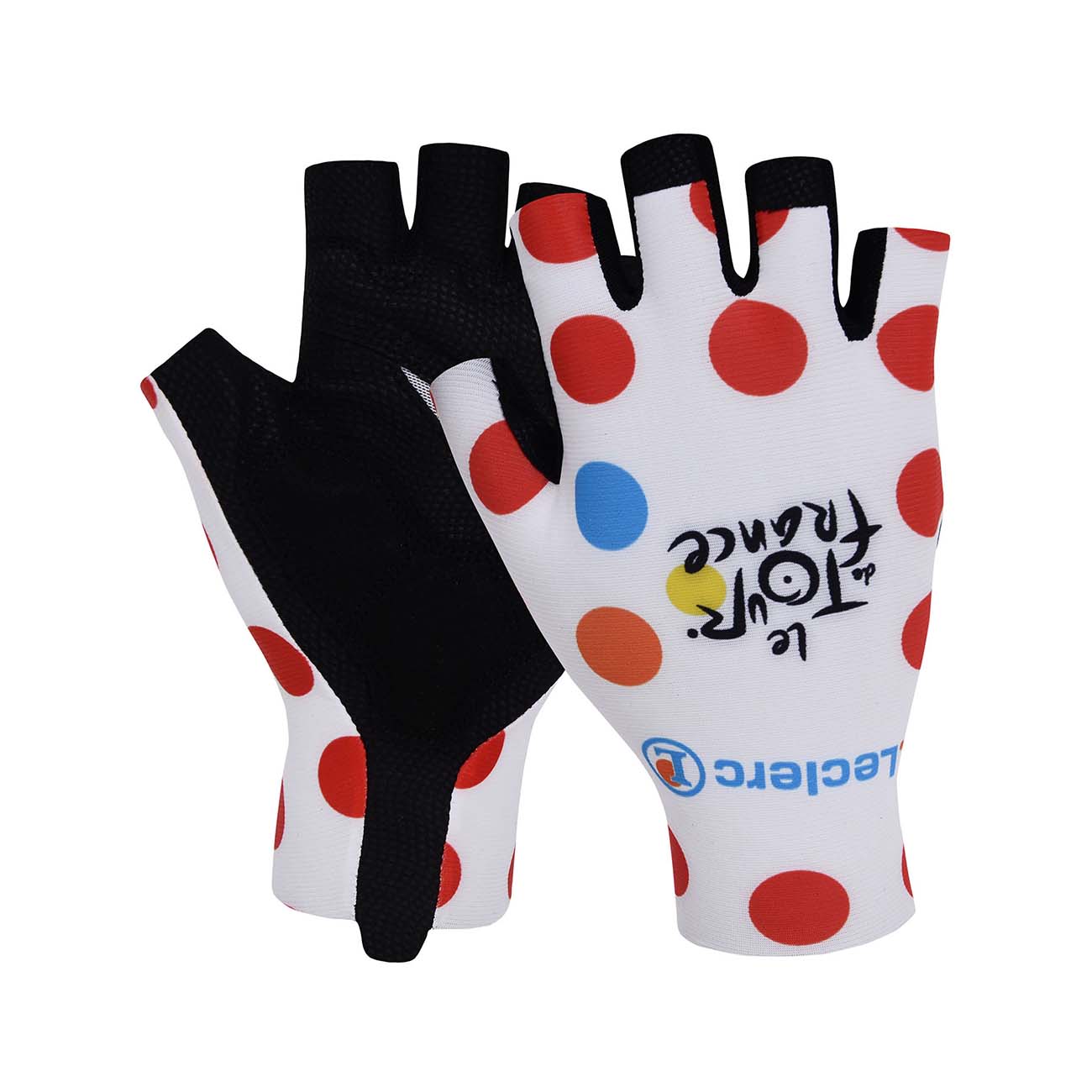 
                BONAVELO Cyklistické rukavice krátkoprsté - TOUR DE FRANCE 2024 - biela/červená 2XL
            