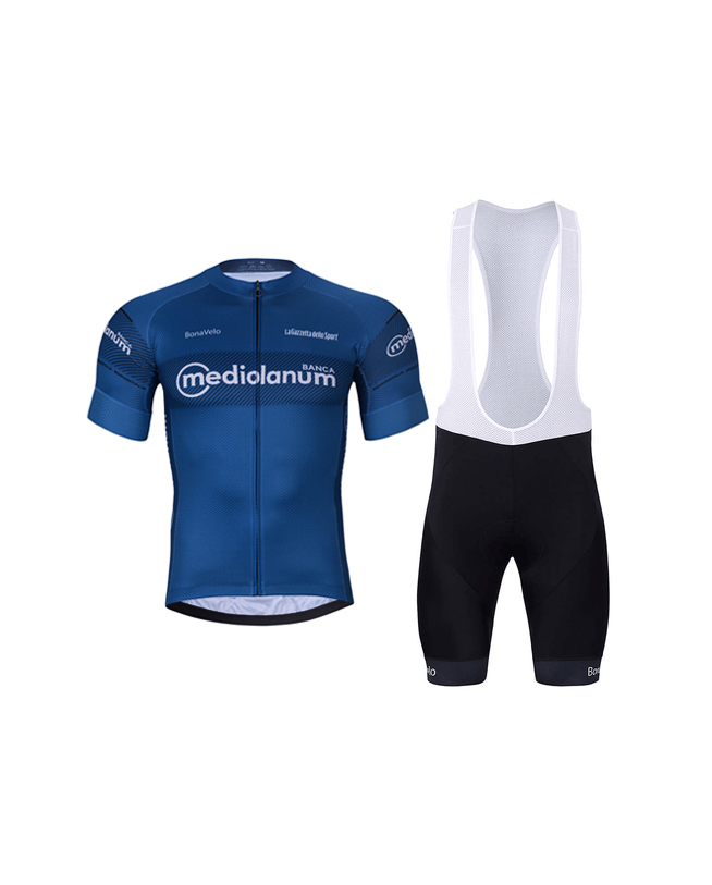 BONAVELO Cyklistický krátky dres a krátke nohavice - GIRO D´ITALIA - modrá/čierna