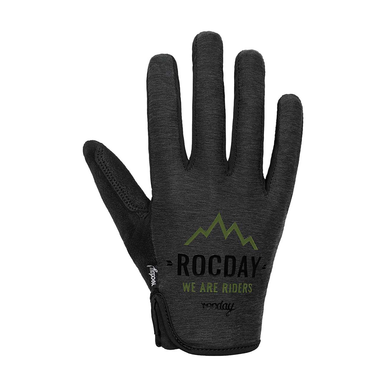 
                ROCDAY Cyklistické rukavice dlhoprsté - FLOW - zelená/čierna S
            