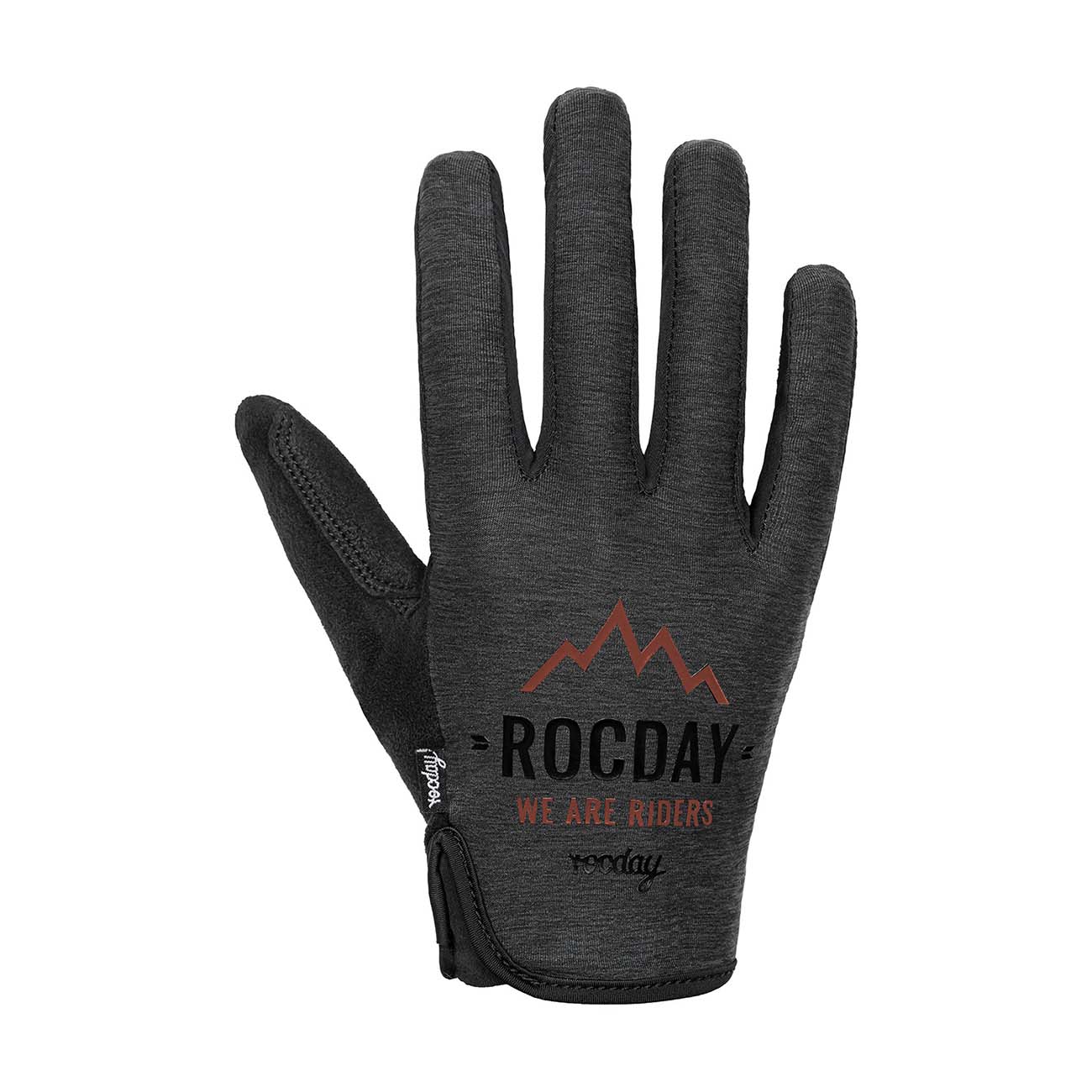 
                ROCDAY Cyklistické rukavice dlhoprsté - FLOW - červená/čierna L
            