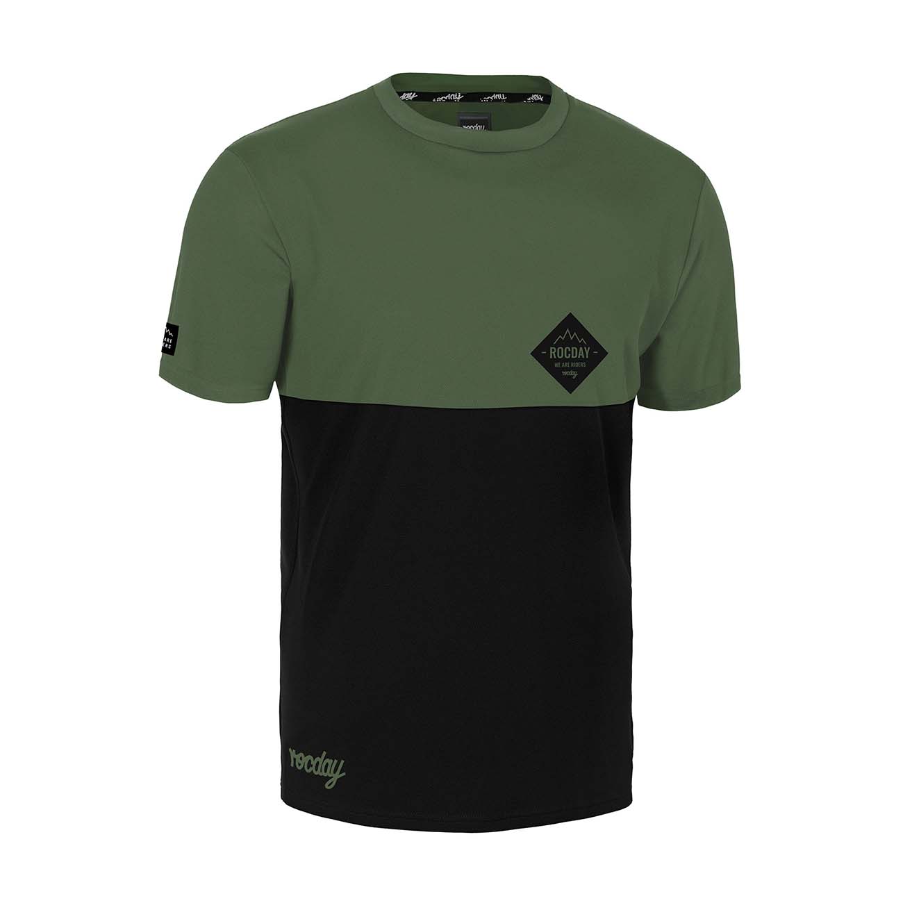 
                ROCDAY Cyklistický dres s krátkym rukávom - DOUBLE - zelená/čierna M
            