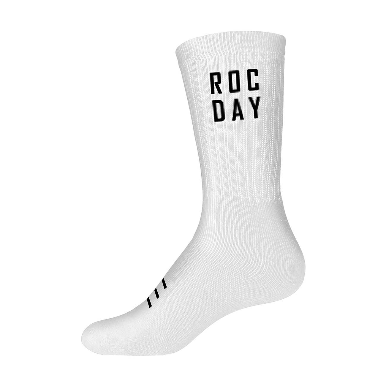 
                ROCDAY Cyklistické ponožky klasické - PARK - biela L-XL
            