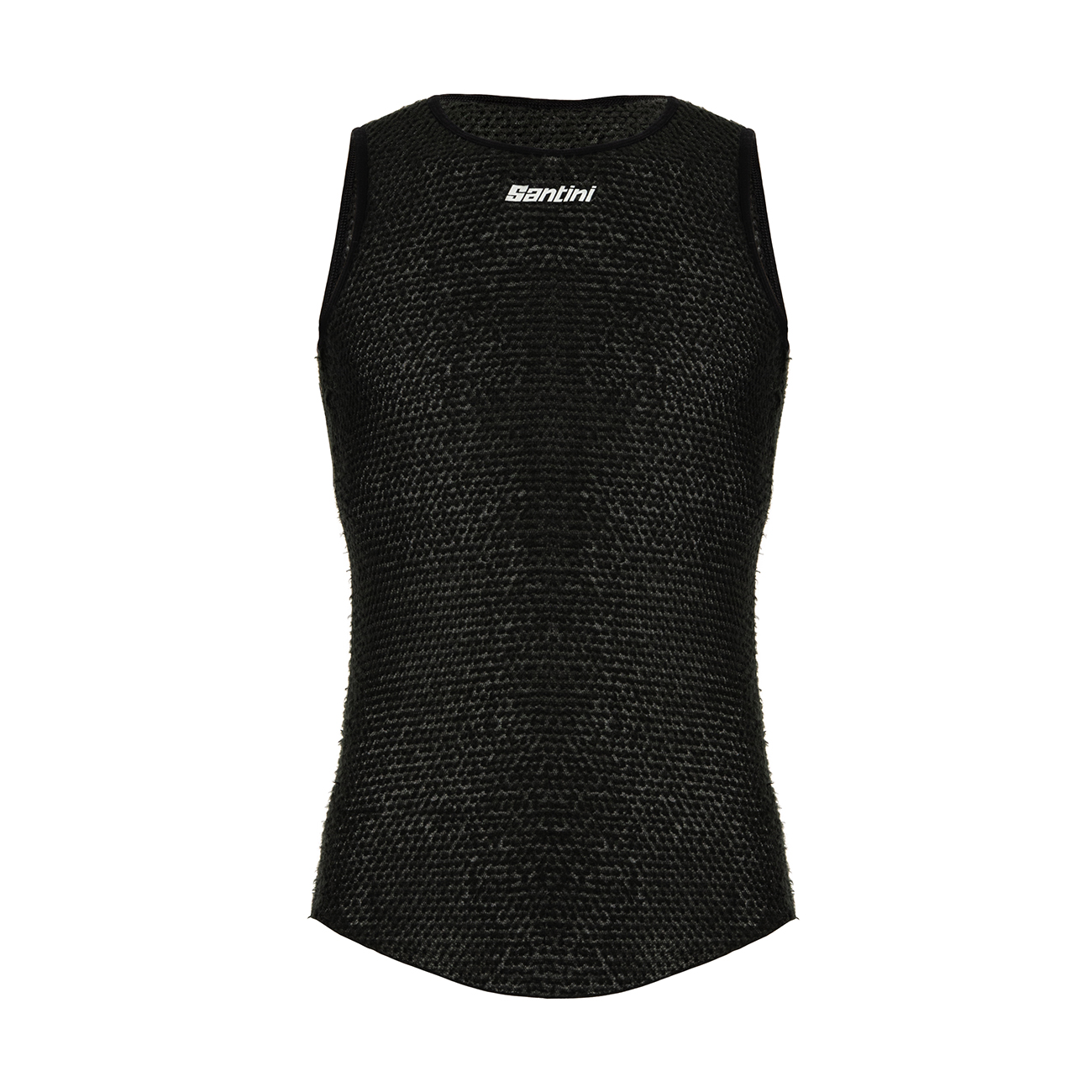 
                SANTINI Cyklistické tričko s krátkym rukávom - ALPHA - čierna XL
            