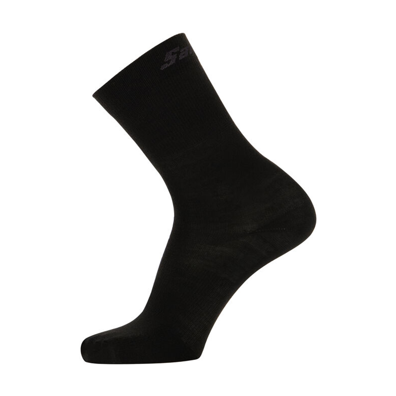 SANTINI Cyklistické ponožky klasické - WOOL SOCKS - čierna