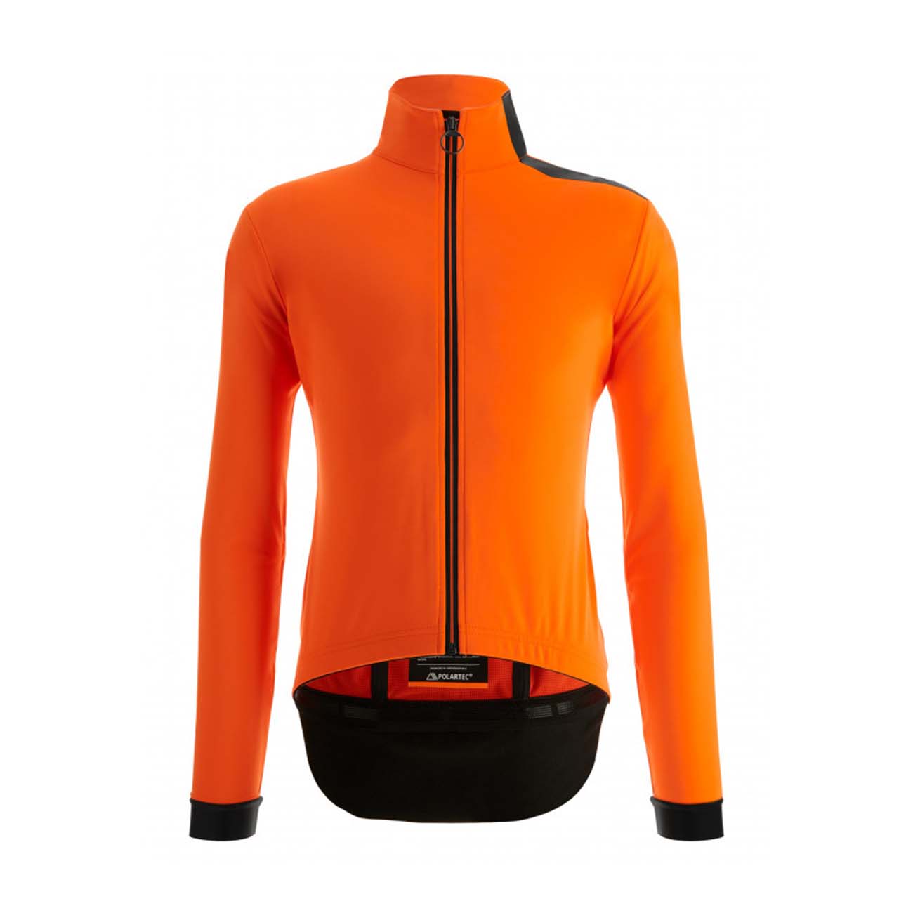 
                SANTINI Cyklistická zateplená bunda - VEGA MULTI - oranžová/čierna L
            