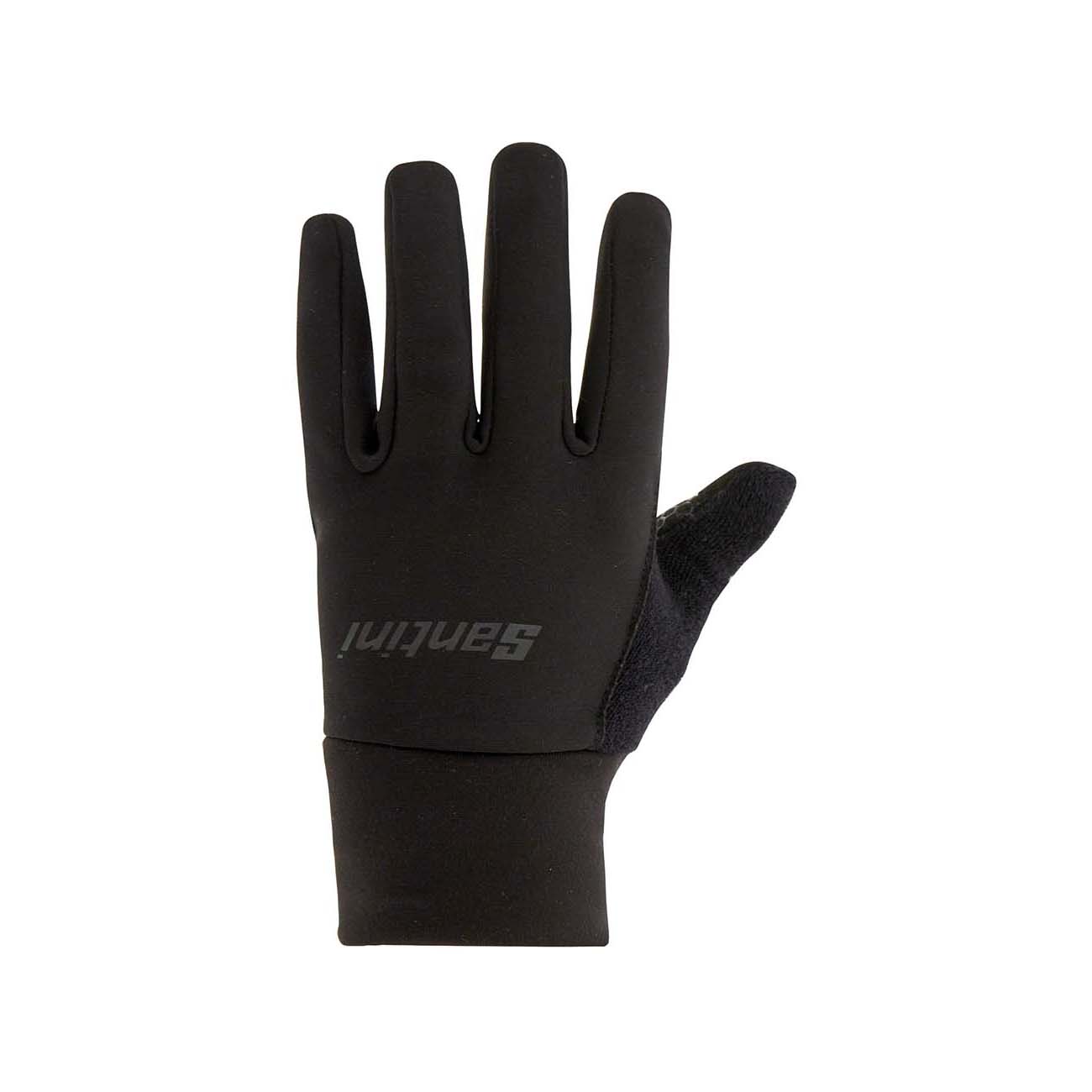 
                SANTINI Cyklistické rukavice dlhoprsté - COLORE - čierna XL
            