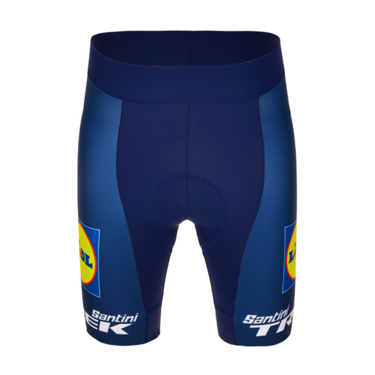 
                SANTINI Cyklistické nohavice krátke bez trakov - LIDL TREK 2024 LADY - modrá L
            