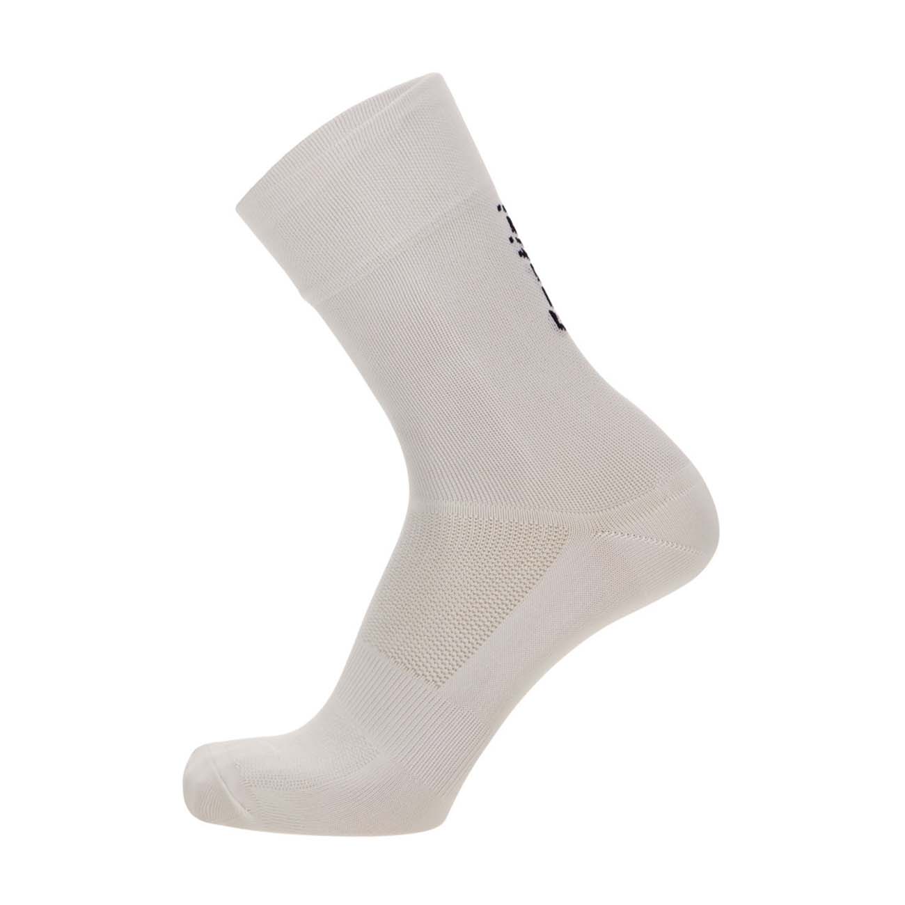 
                SANTINI Cyklistické ponožky klasické - LIDL TREK 2024 - biela M
            
