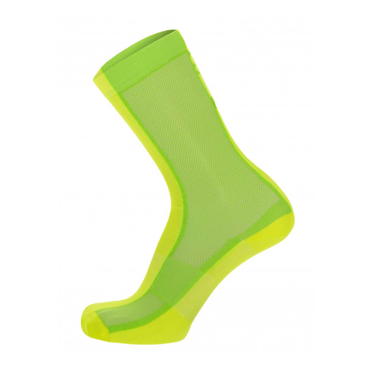 
                SANTINI Cyklistické ponožky klasické - PURO - zelená
            