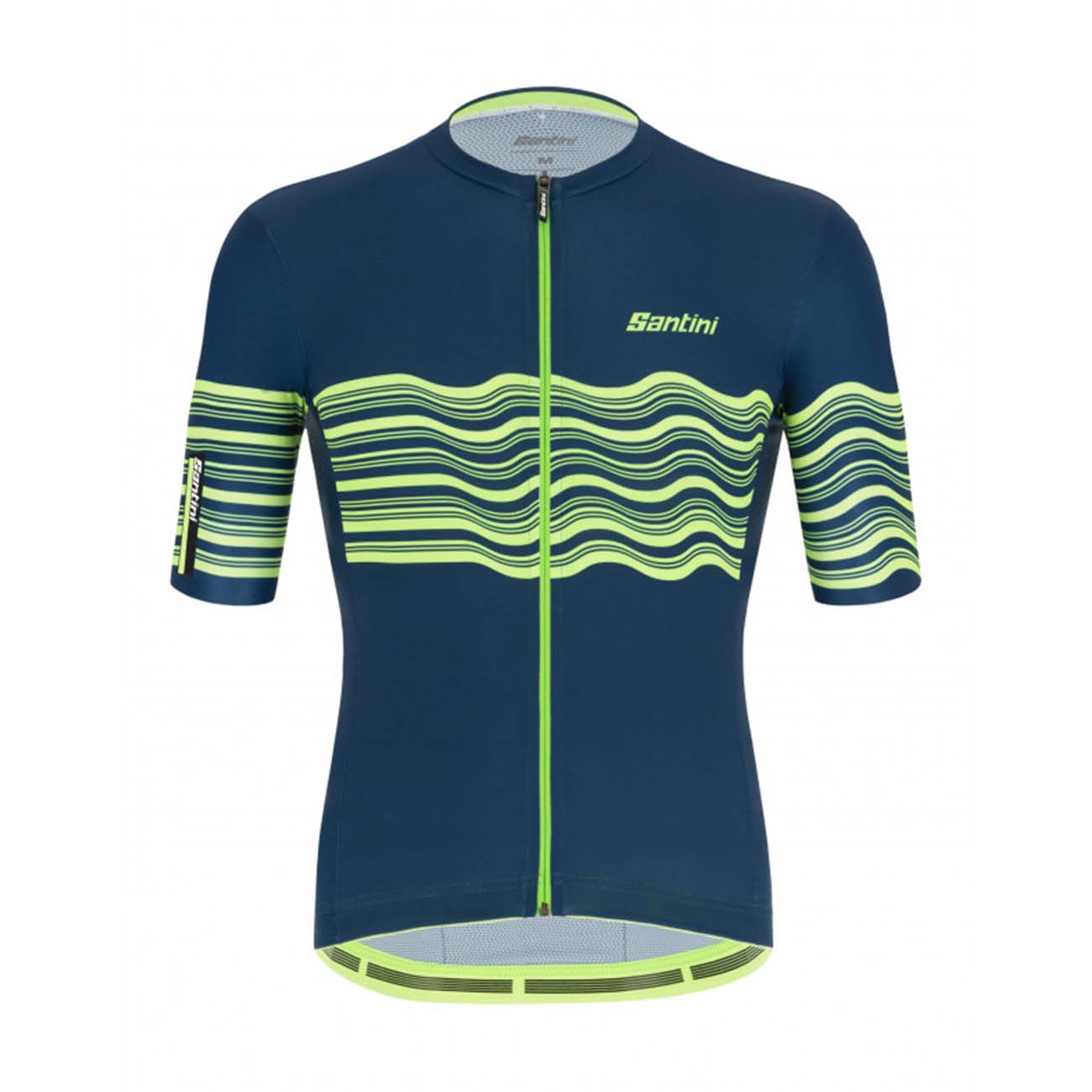 E-shop SANTINI Cyklistický dres s krátkym rukávom - TONO PROFILO - zelená