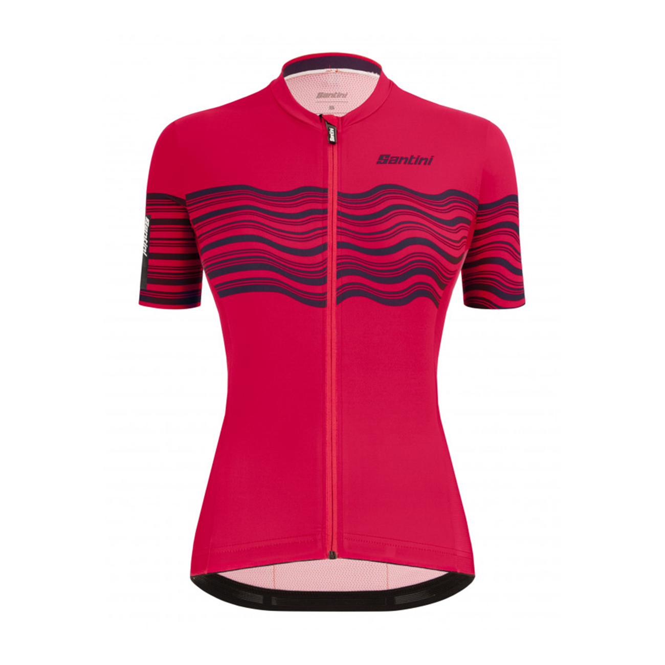 
                SANTINI Cyklistický dres s krátkym rukávom - TONO PROFILO LADY - čierna/ružová S
            