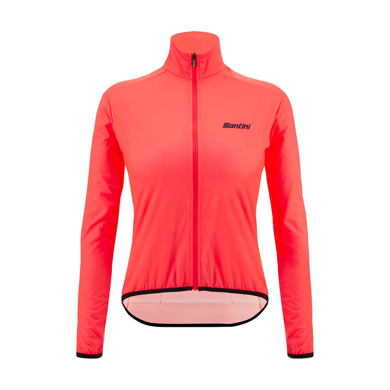 E-shop SANTINI Cyklistická vetruodolná bunda - NEBULA WINDPROOF W - ružová
