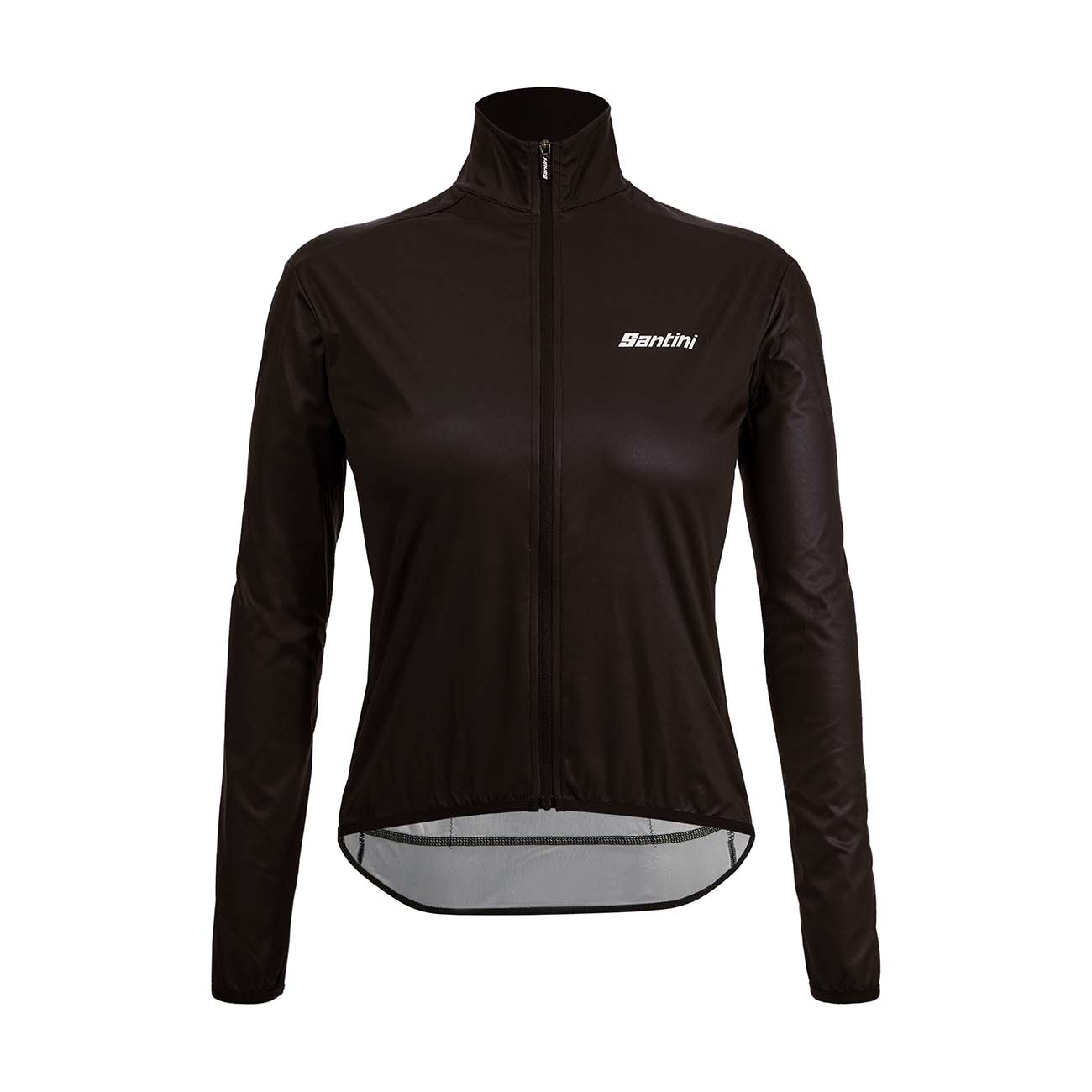E-shop SANTINI Cyklistická vetruodolná bunda - NEBULA WINDPROOF W - čierna