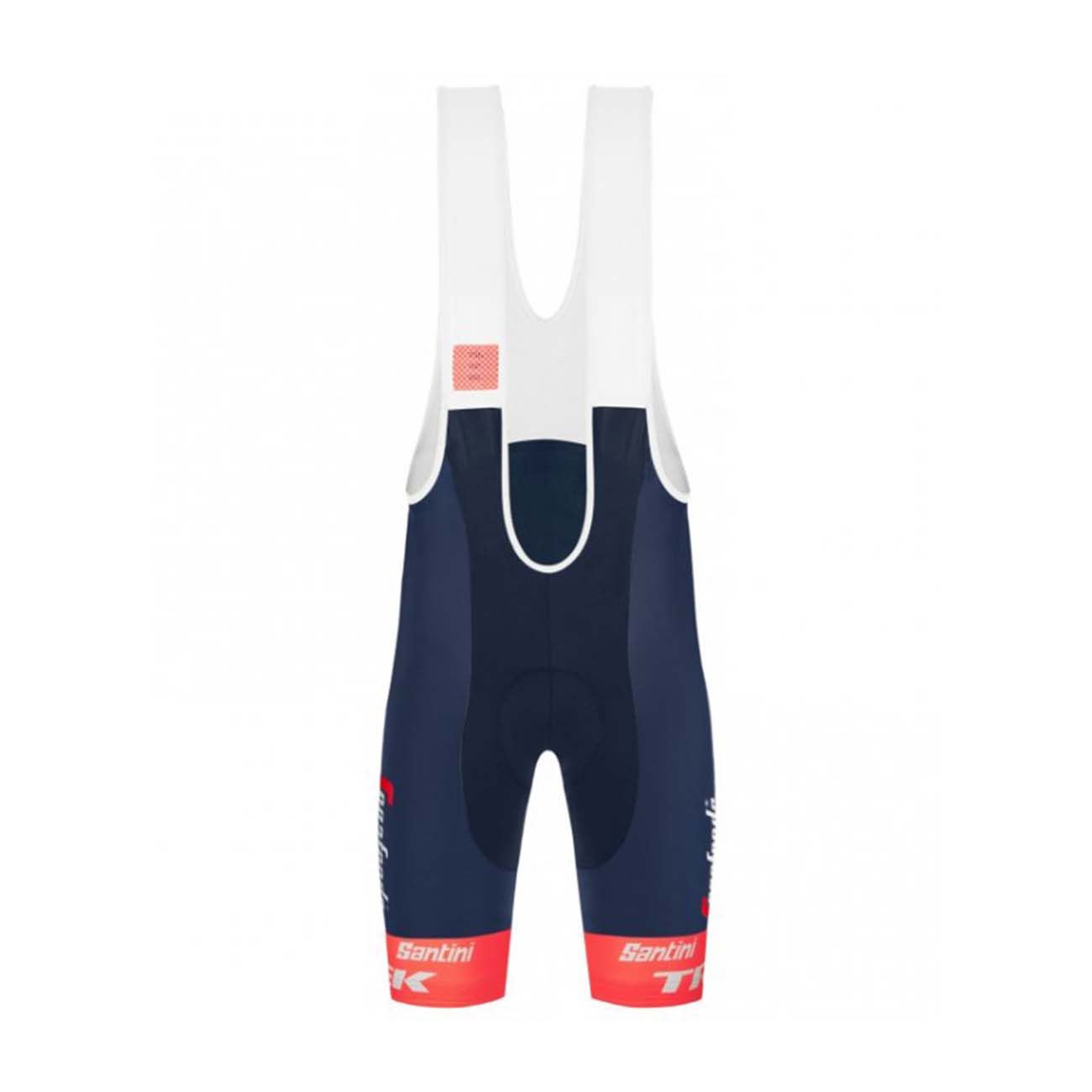 
                SANTINI Cyklistické nohavice krátke s trakmi - ORIGINAL nohavice - biela/modrá/ružová/červená S
            