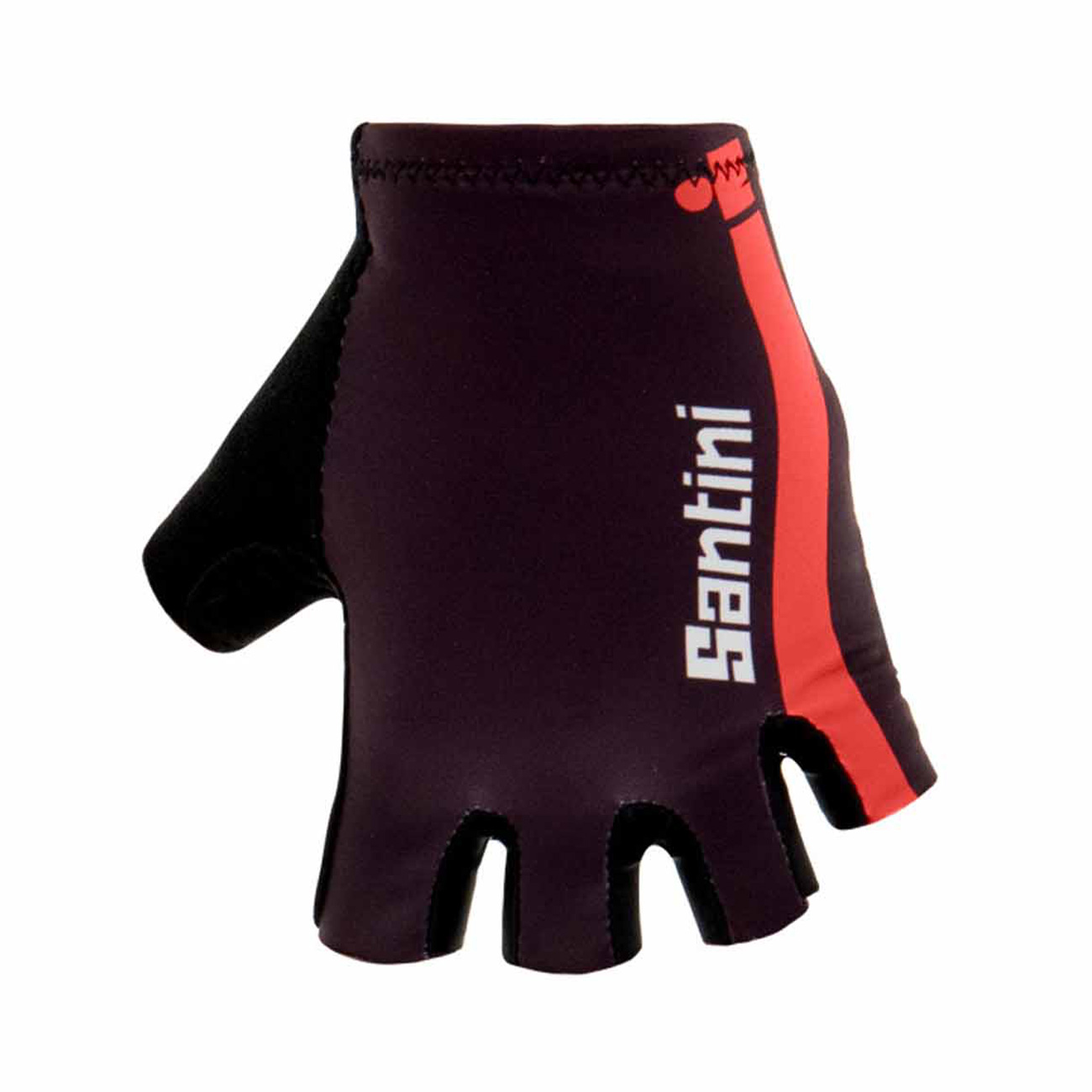 
                SANTINI Cyklistické rukavice krátkoprsté - X IRONMAN DEA - bordová/ružová M
            
