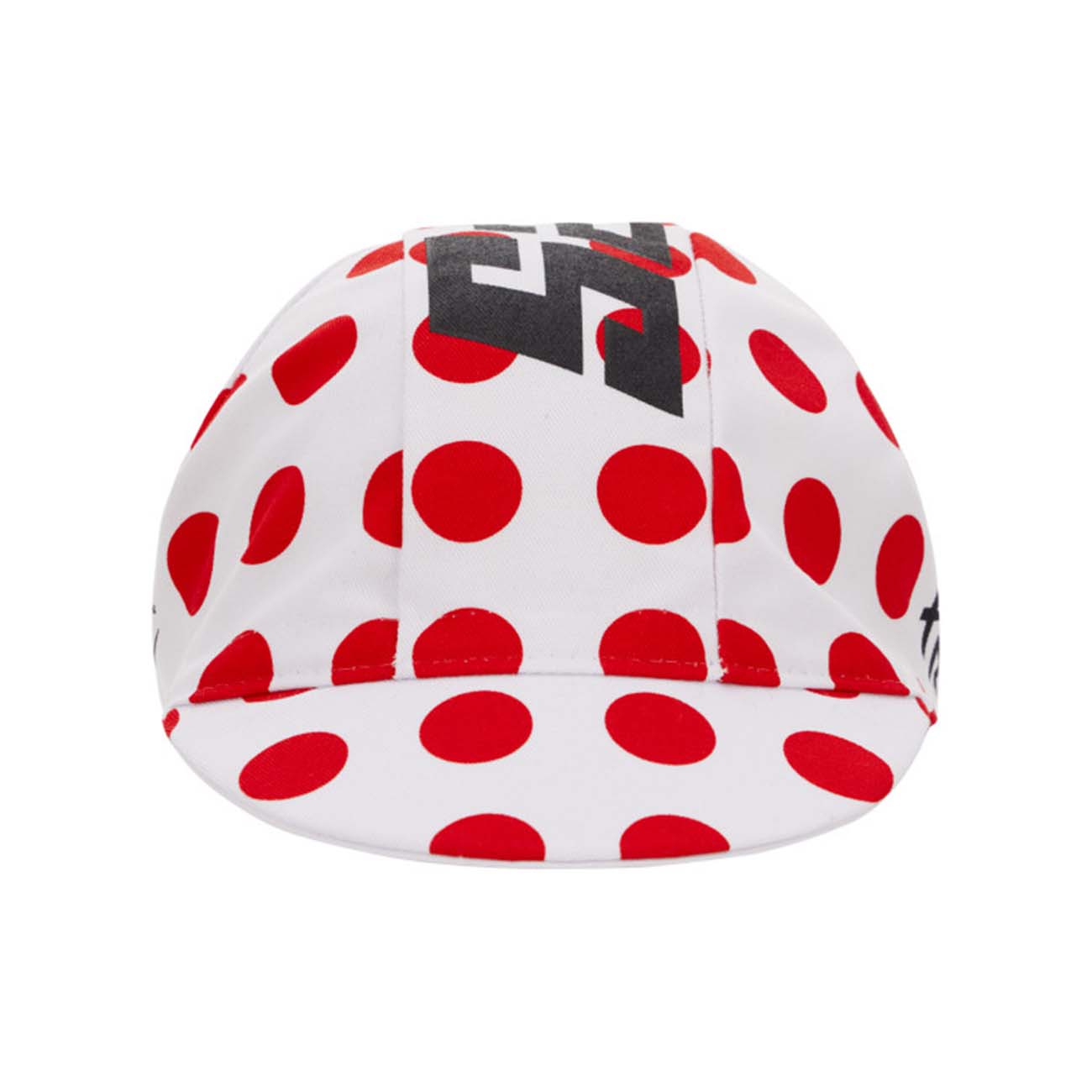 SANTINI Cyklistická čiapka - TOUR DE FRANCE 2024 - červená/biela