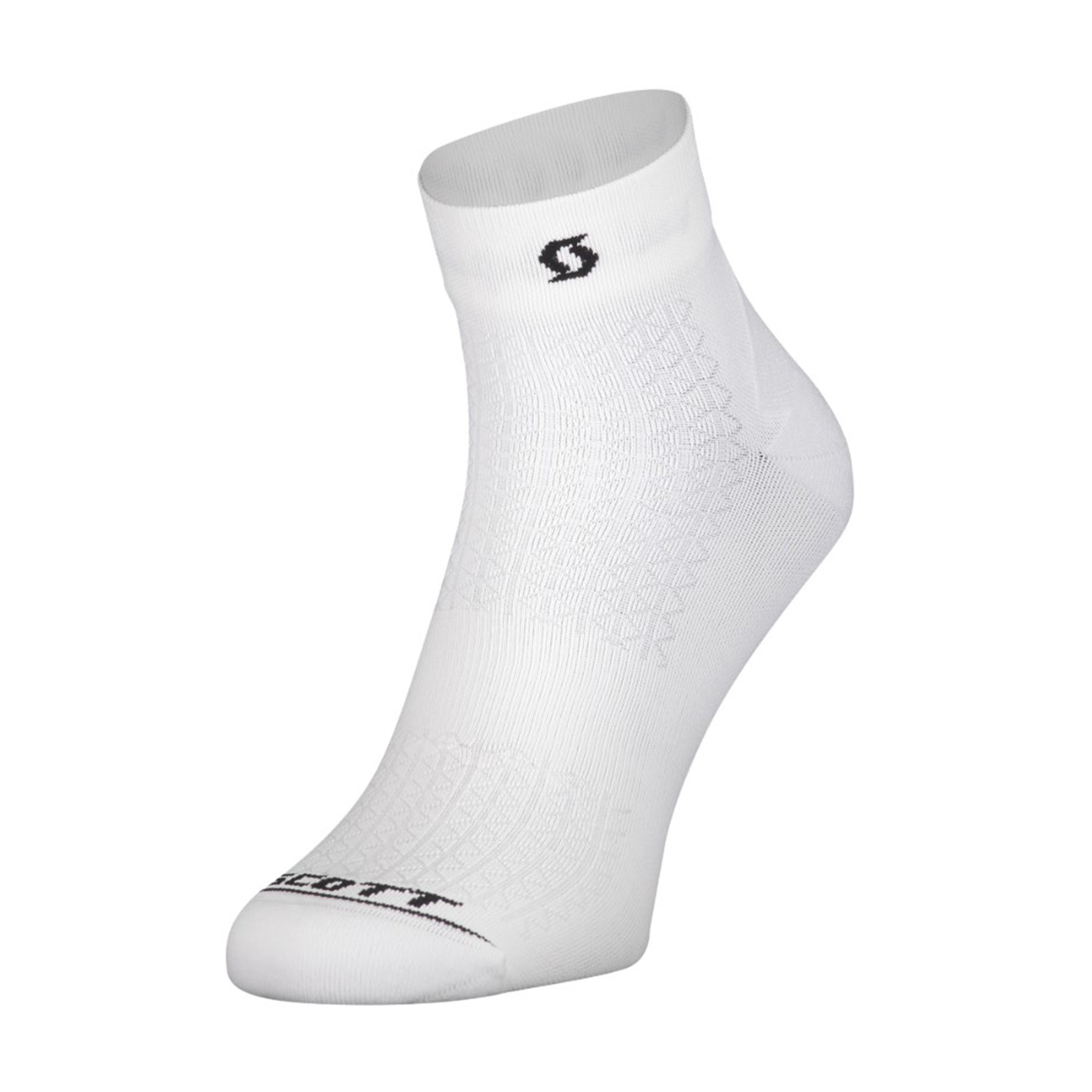 
                SCOTT Cyklistické ponožky členkové - PERFORMANCE QUARTER - biela/čierna 42-44
            