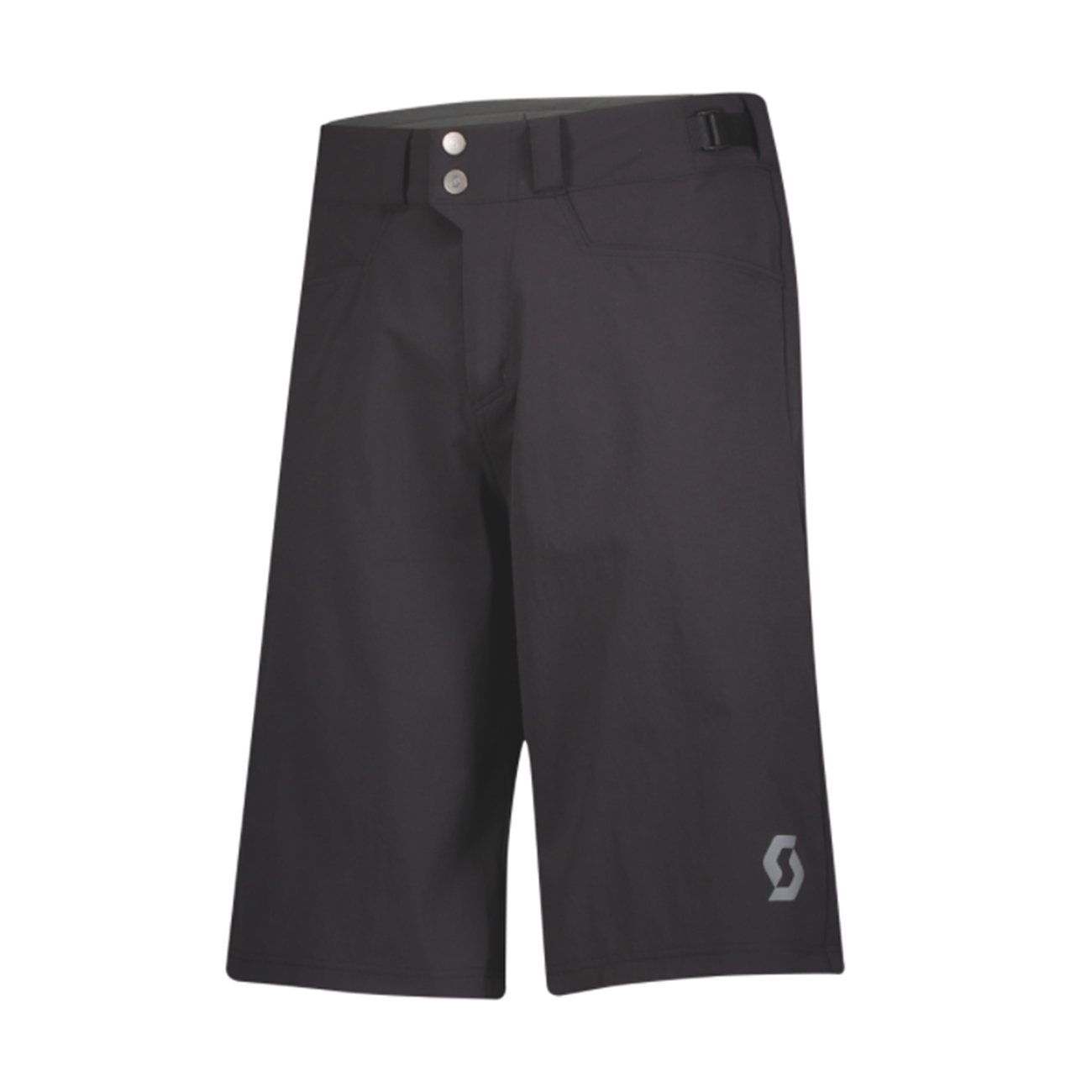 
                SCOTT Cyklistické nohavice krátke bez trakov - TRAIL FLOW - čierna 2XL
            