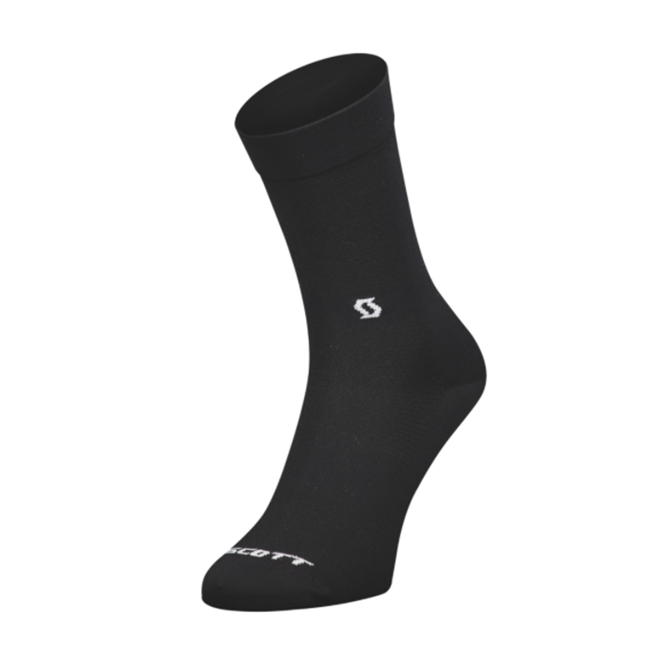 
                SCOTT Cyklistické ponožky klasické - PERFO CORPORATE CREW - biela/čierna
            
